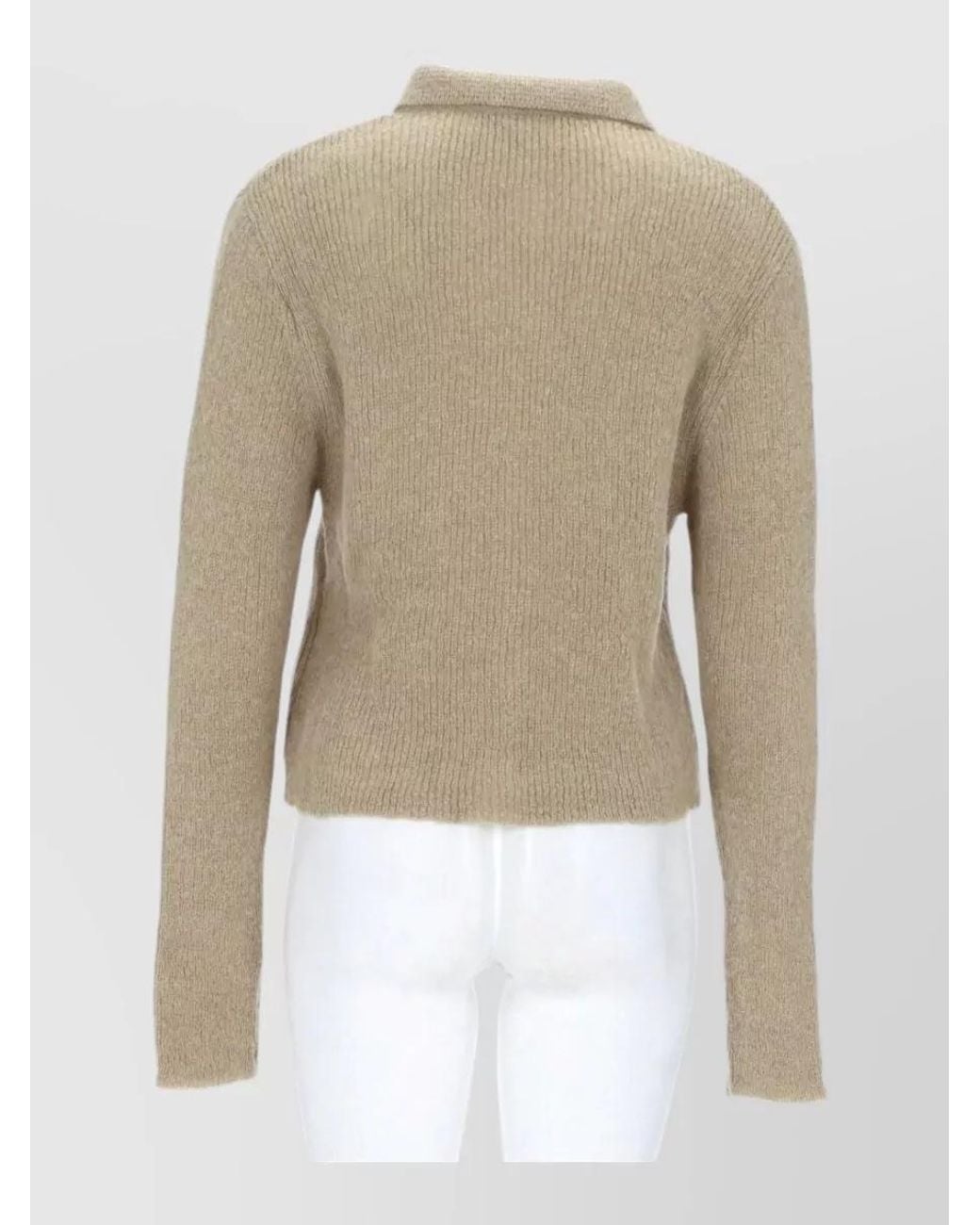 Our Legacy Natural Alpaca Polo Cardigan