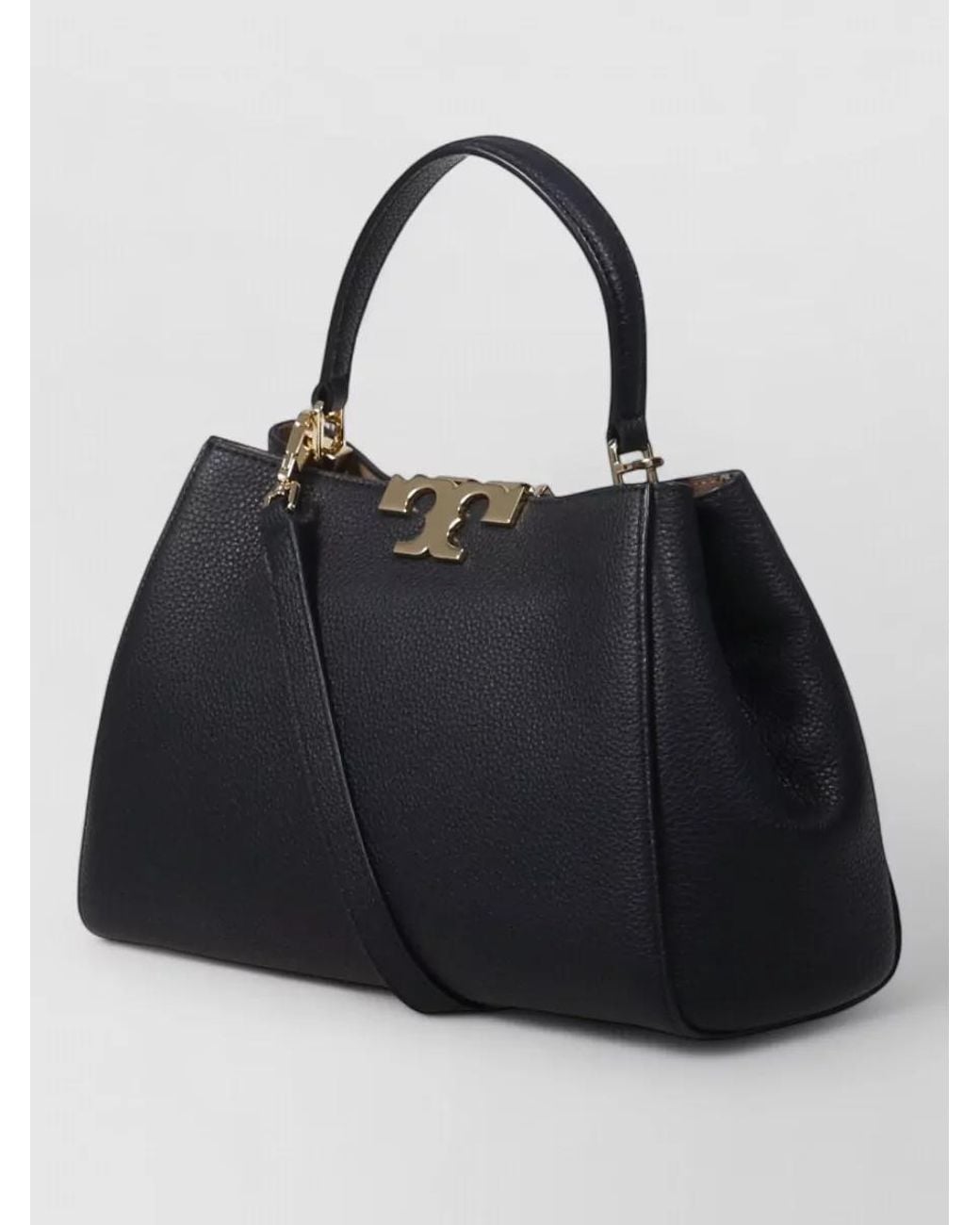 Tory Burch Black Eleanor Medium Leather Shoulder Bag