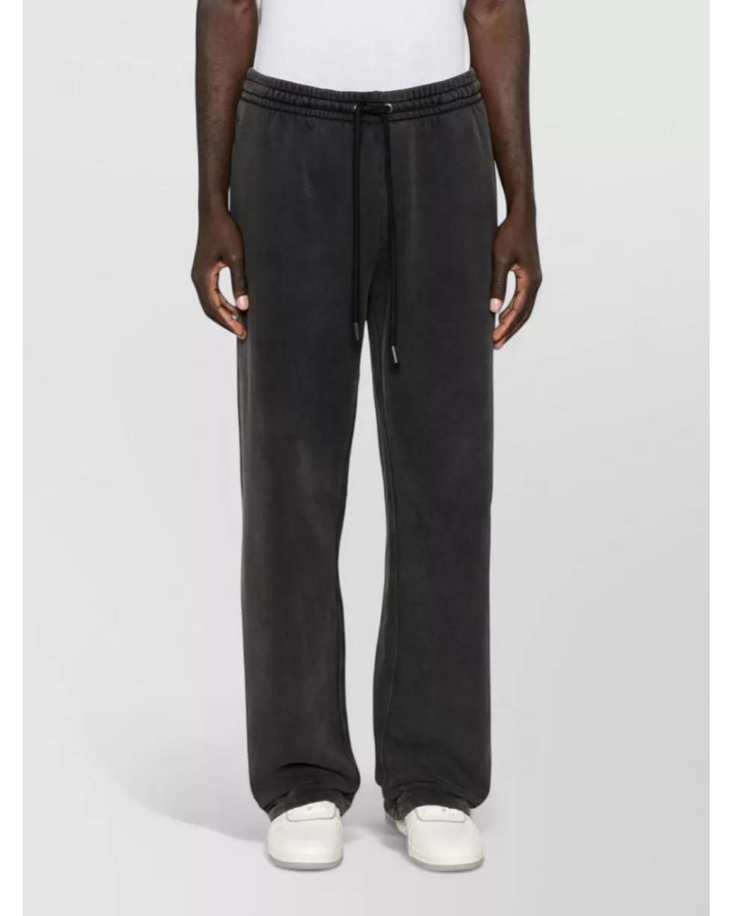 Off-White c/o Virgil Abloh Gray Cotton Relaxed-Fit Sweatpants for men