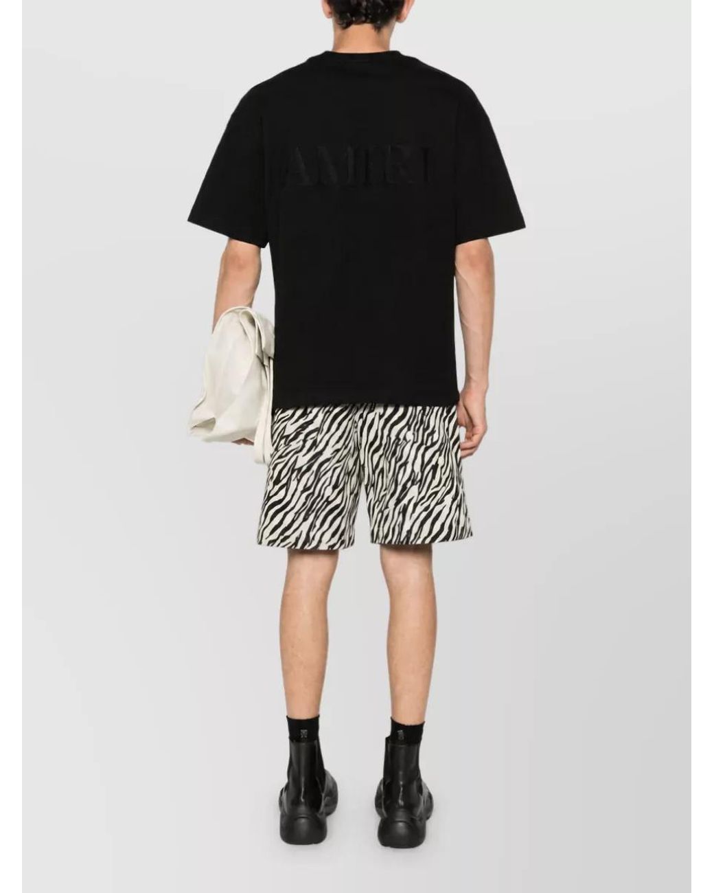 Amiri Black Oversized T Shirt for men