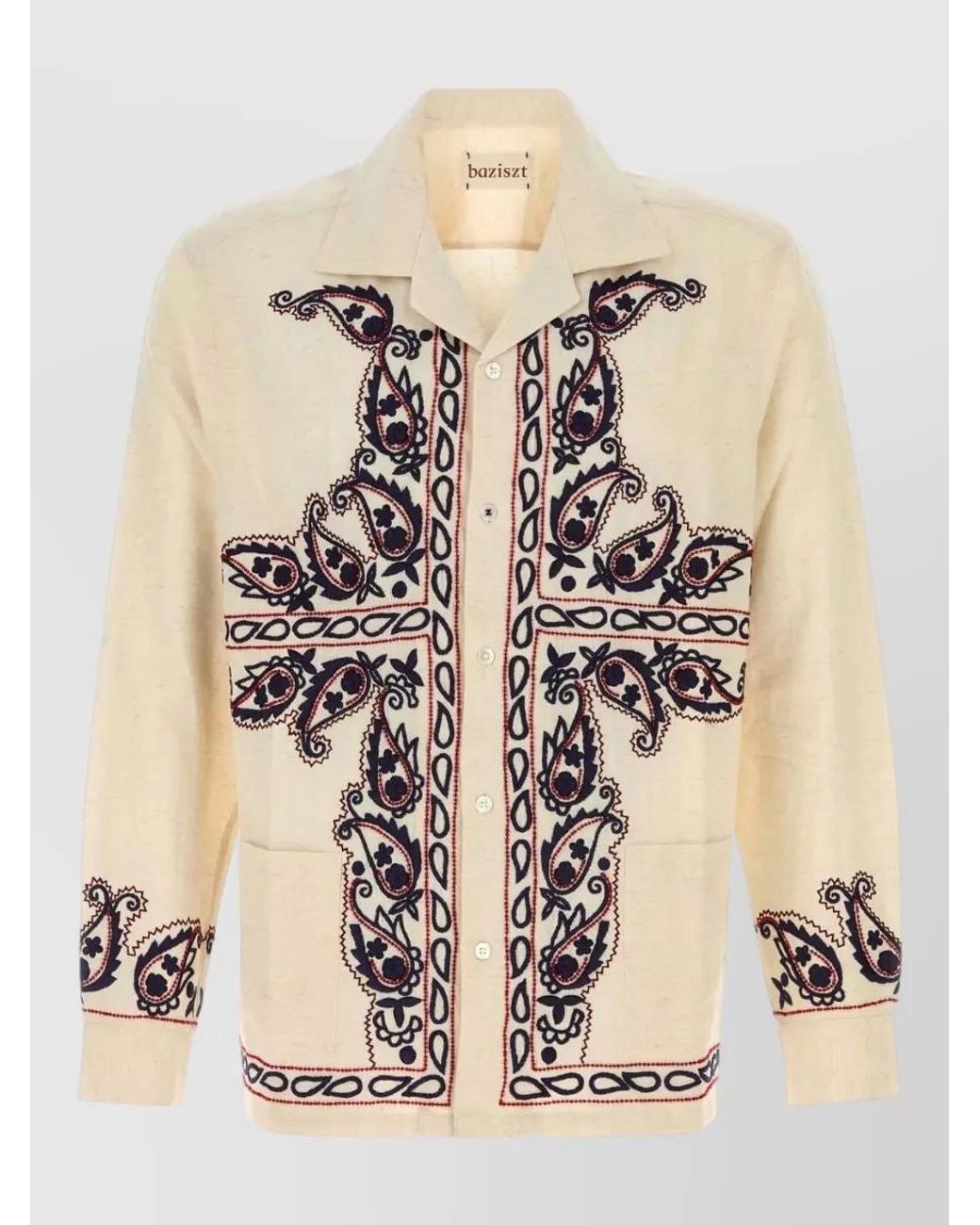BAZISZT Natural Silk Shirt for men