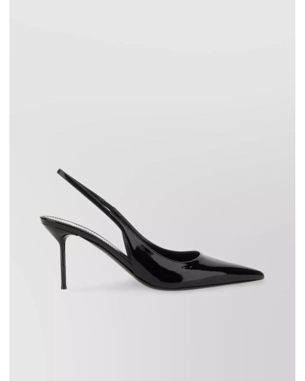 Paris Texas Metallic Leather Slingback Pumps