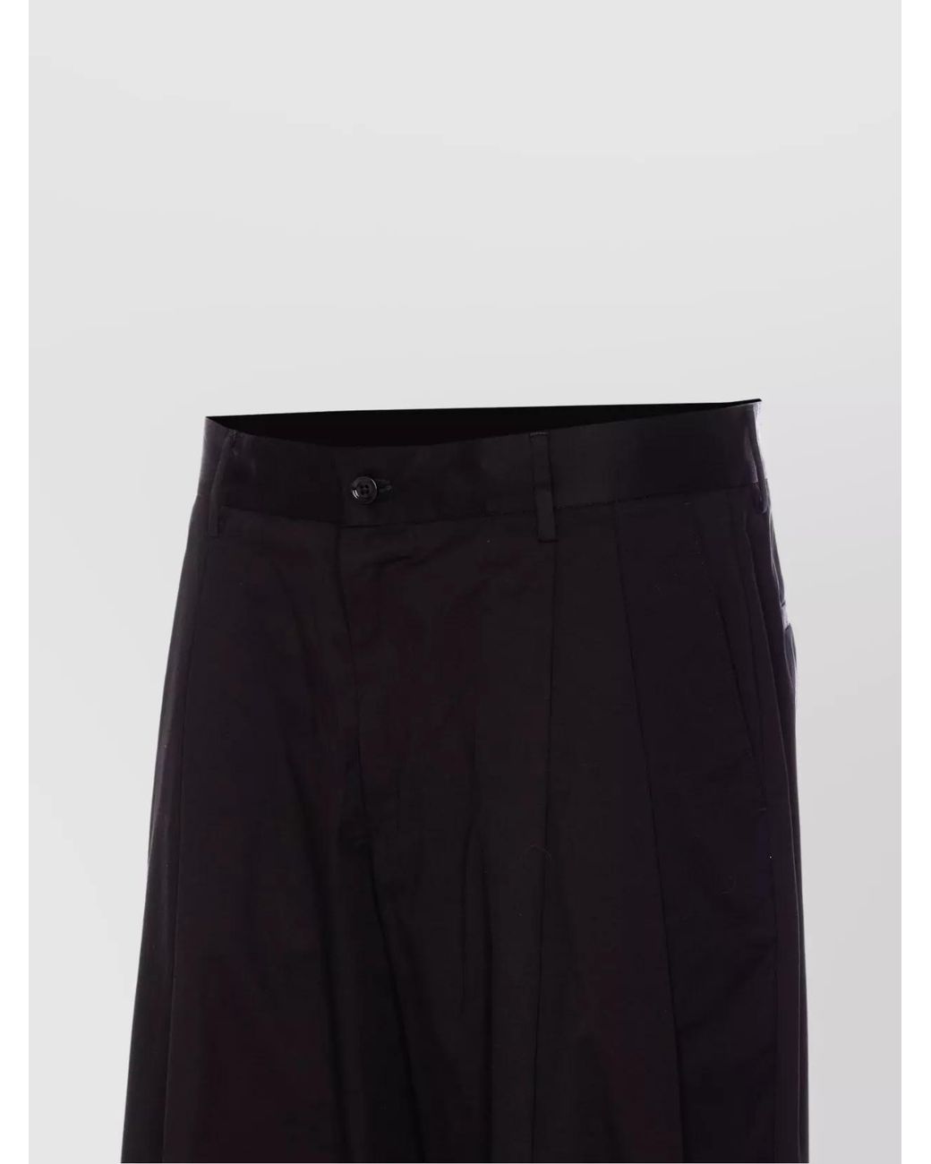 Dolce & Gabbana Blue Wide-Leg Tailored Trousers for men