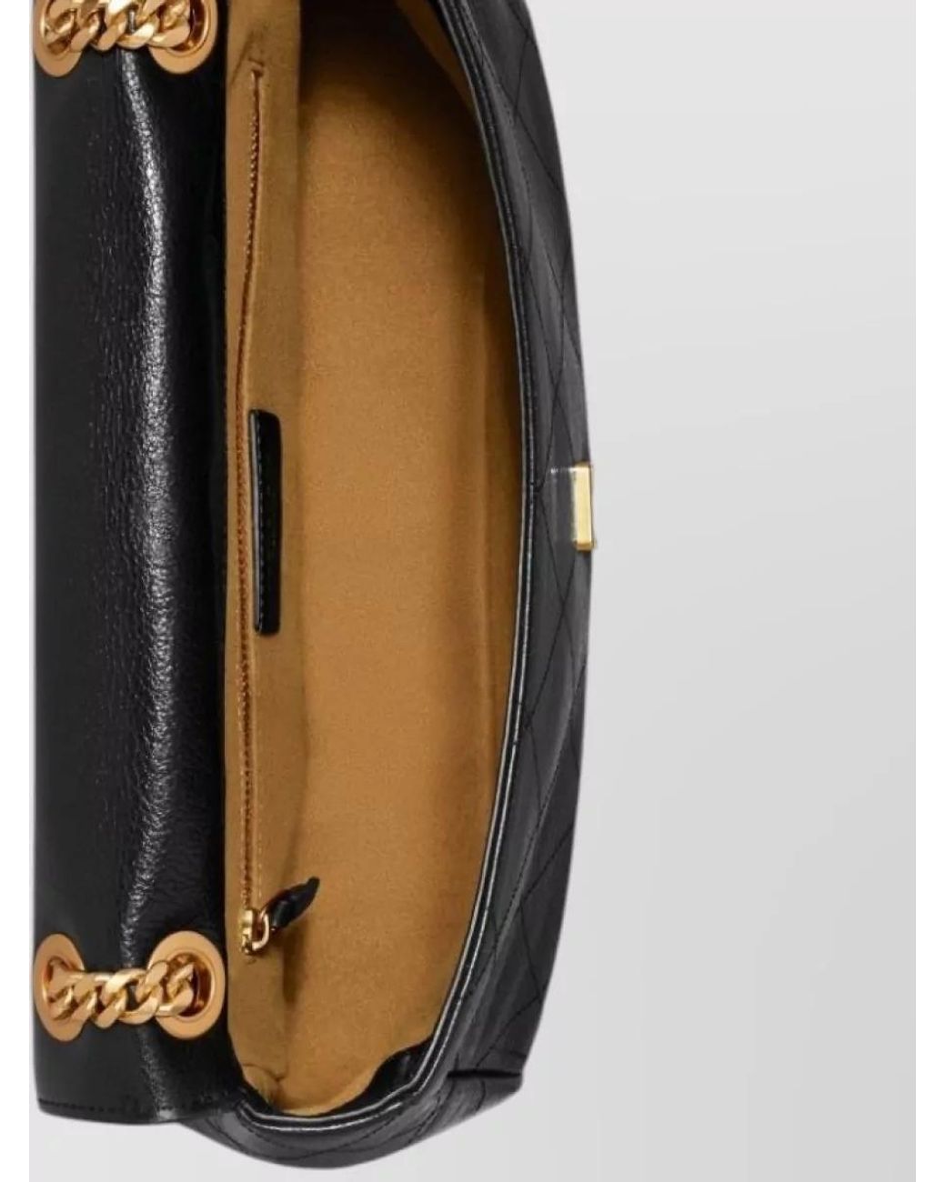 Tory Burch Black Leather Quilted Cross-Body Bag