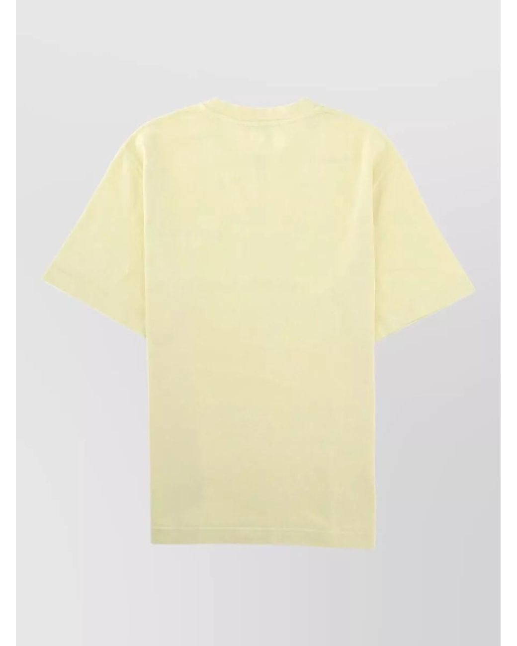 Jacquemus Yellow Cotton Short-Sleeve T-Shirt for men