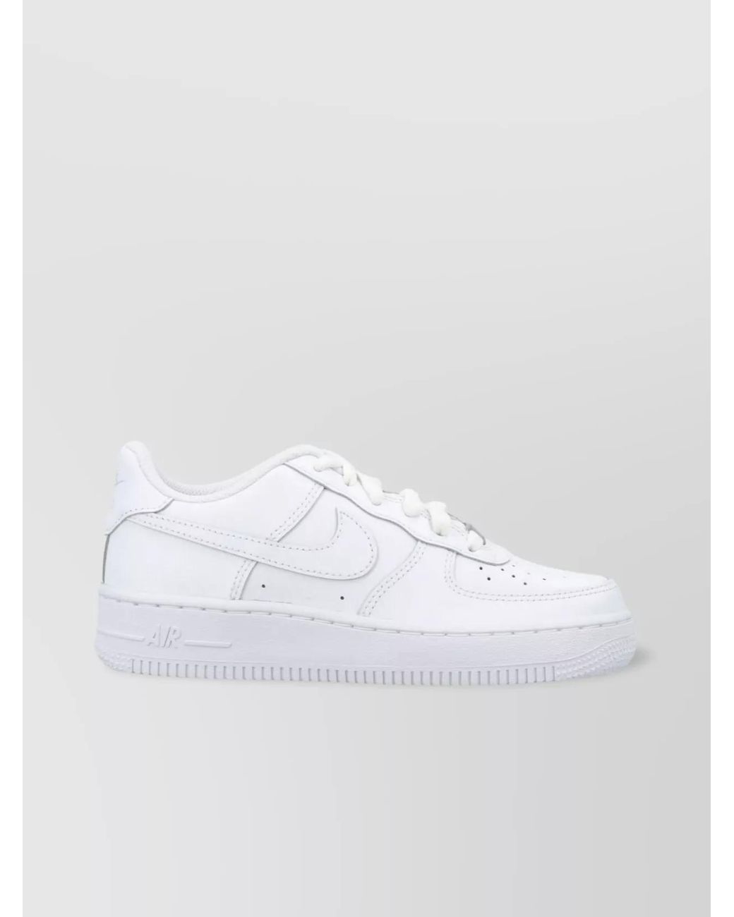 Nike White Leather Low-Top Sneakers