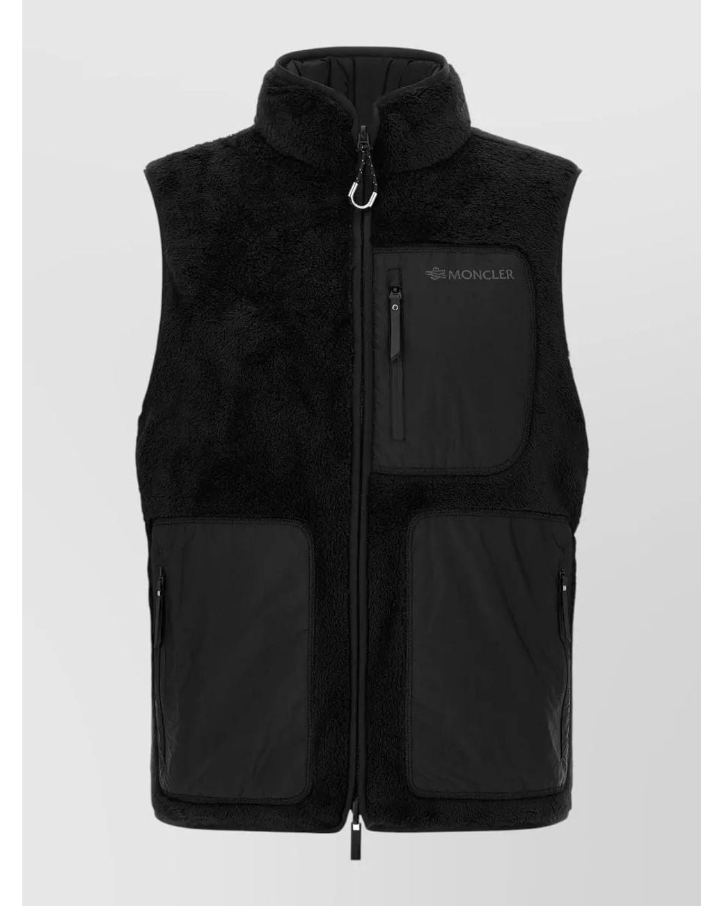 Moncler Black Reversible Down Padded Coat for men