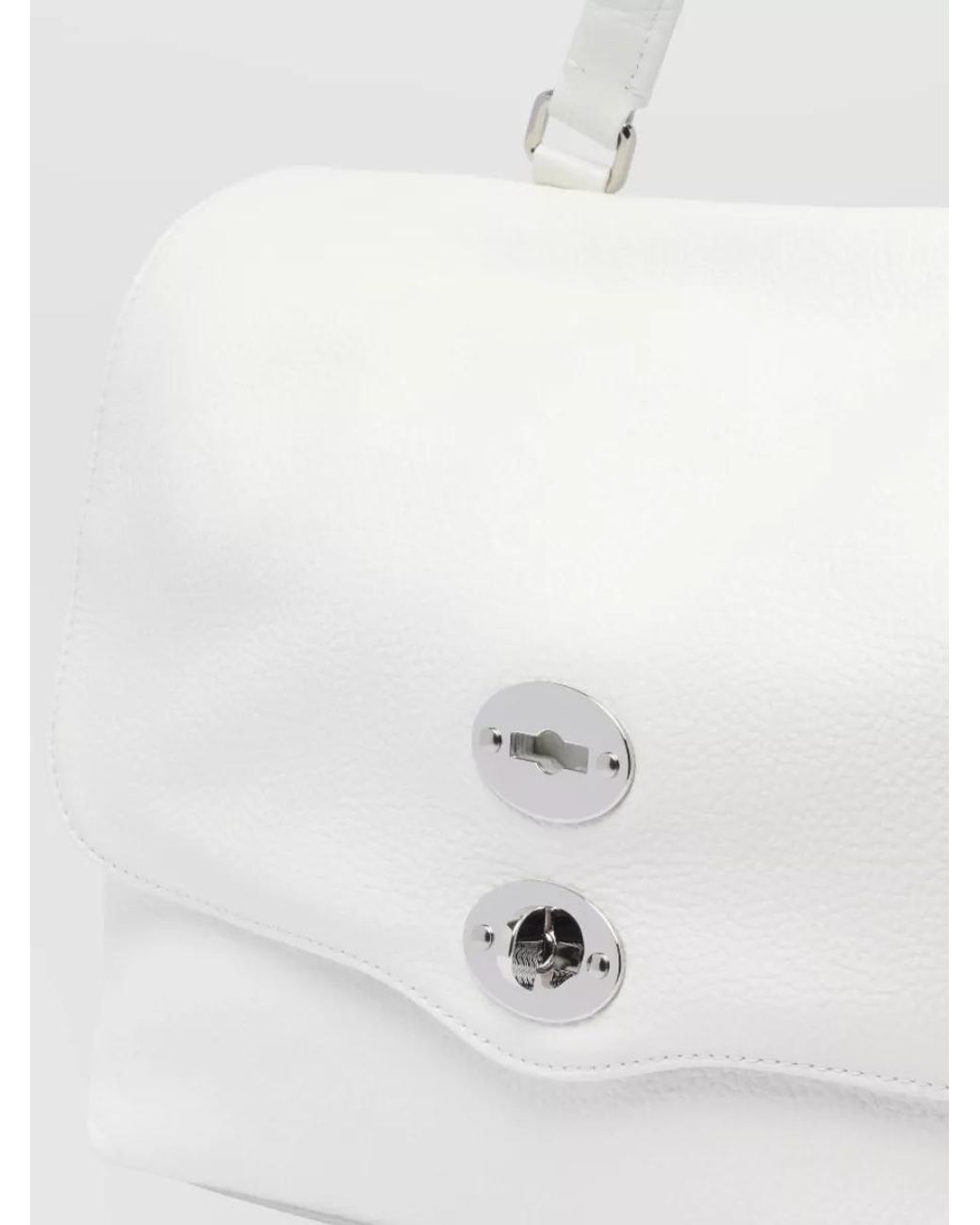 Zanellato White Leather Tote Bag