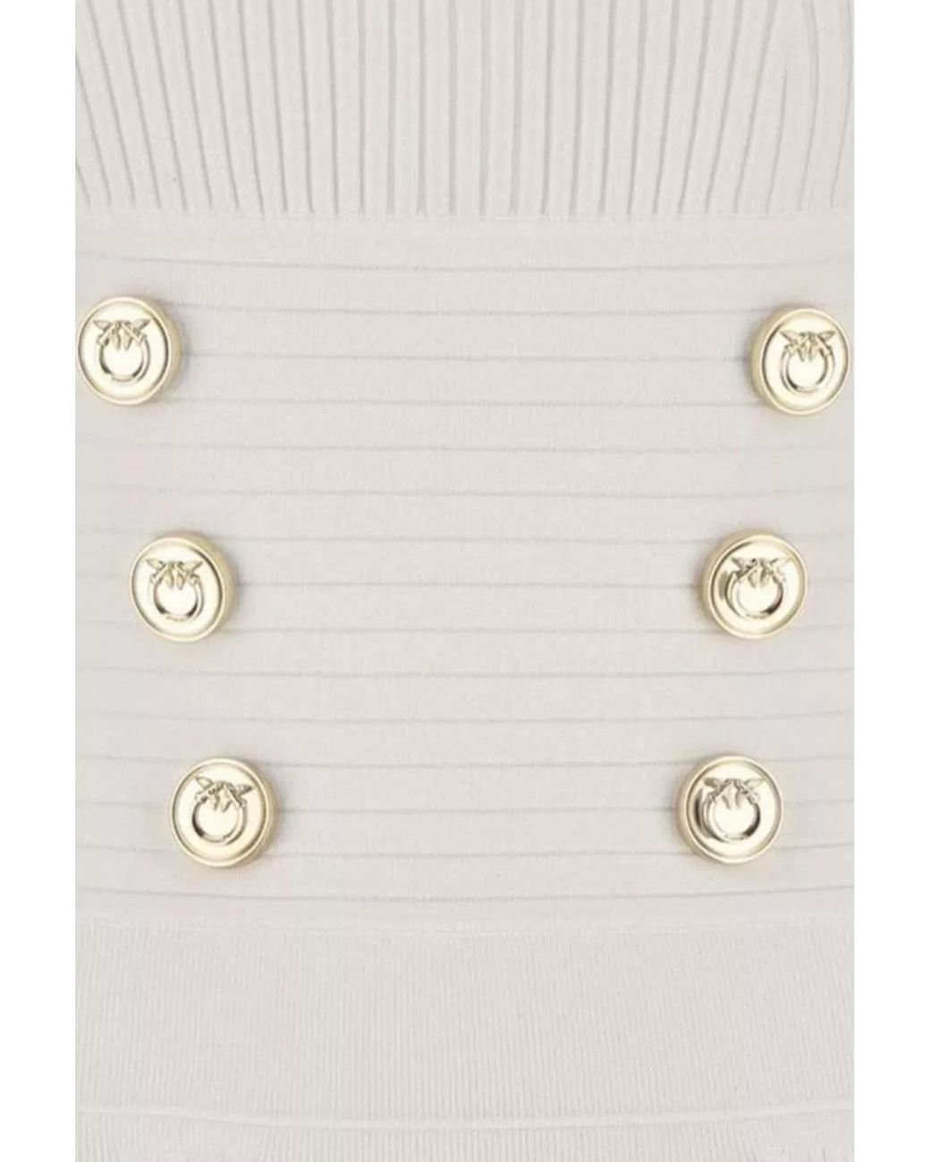 Pinko White Mini Dress