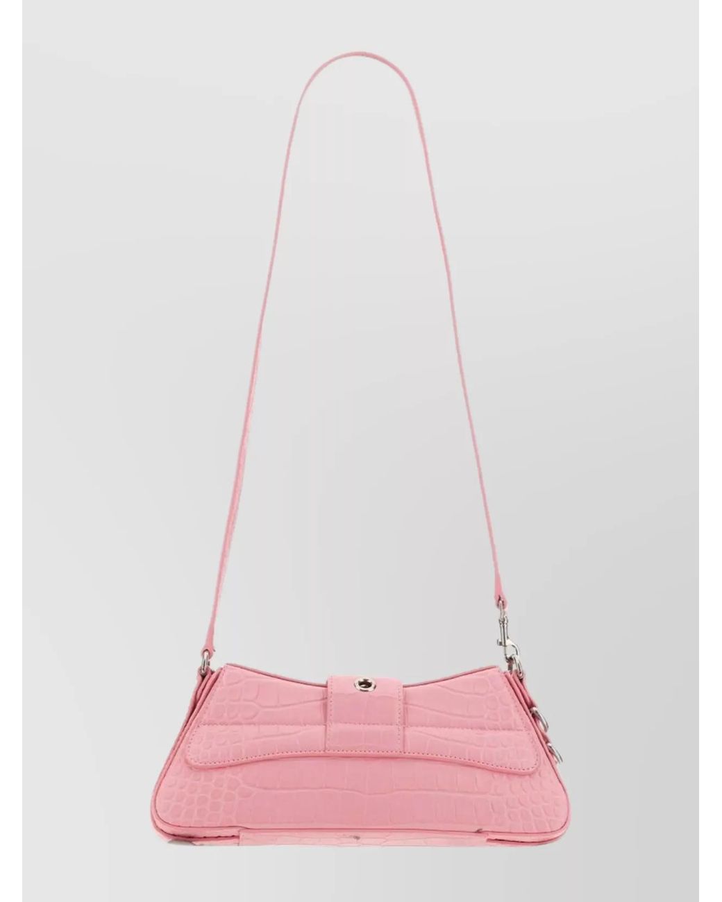 Balenciaga Pink Lindsay Leather Shoulder Bag