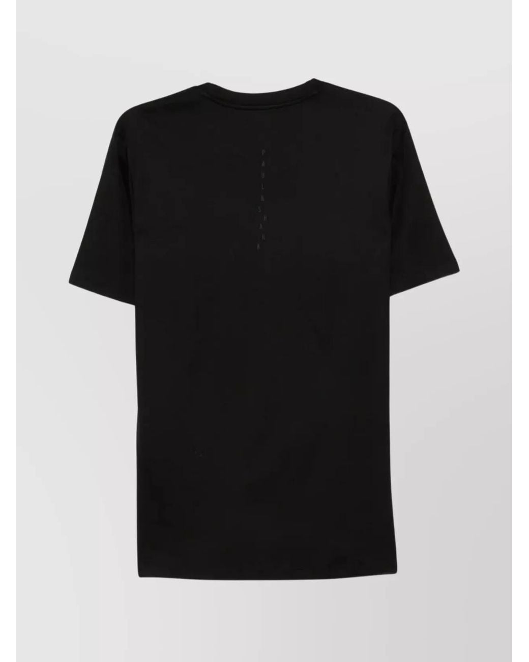 Paul & Shark Black Cotton Back-Print T-Shirt for men