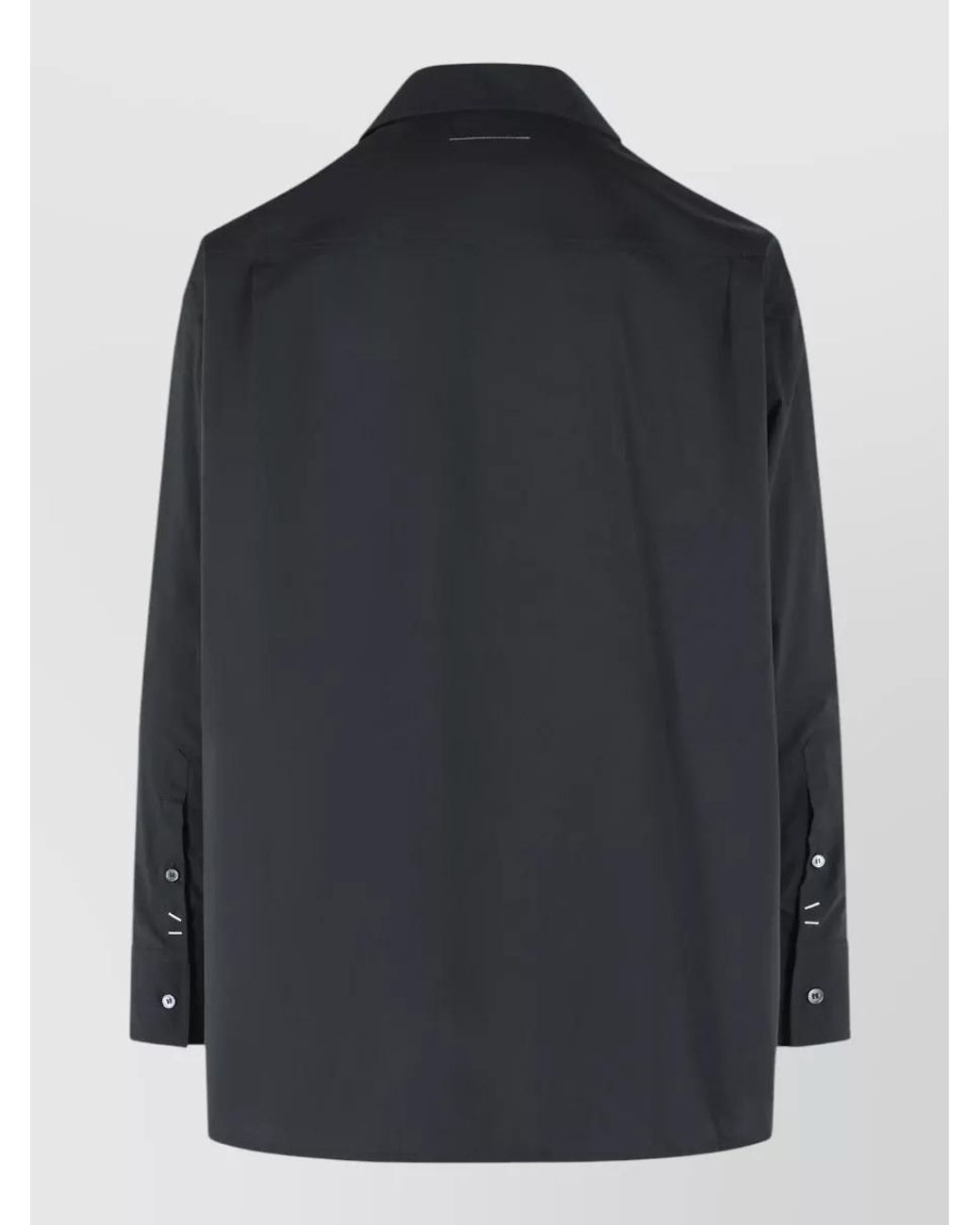 MM6 by Maison Margiela Black Cotton Shirt for men