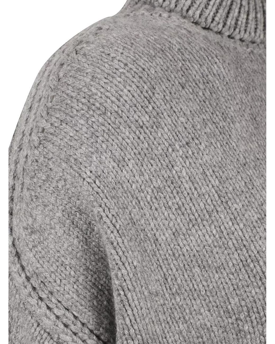Sa Su Phi Gray High Neck Jumper