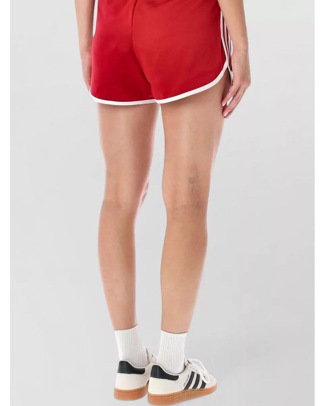 Adidas Originals Red Recycled Polyester Short Shorts