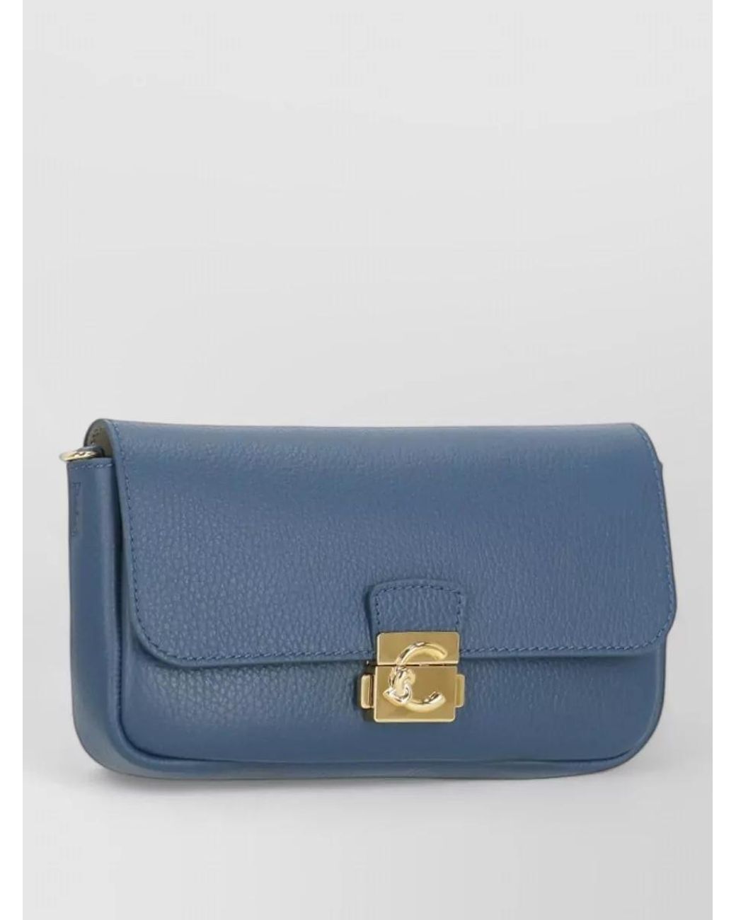 Coccinelle Blue Leather Shoulder Bag