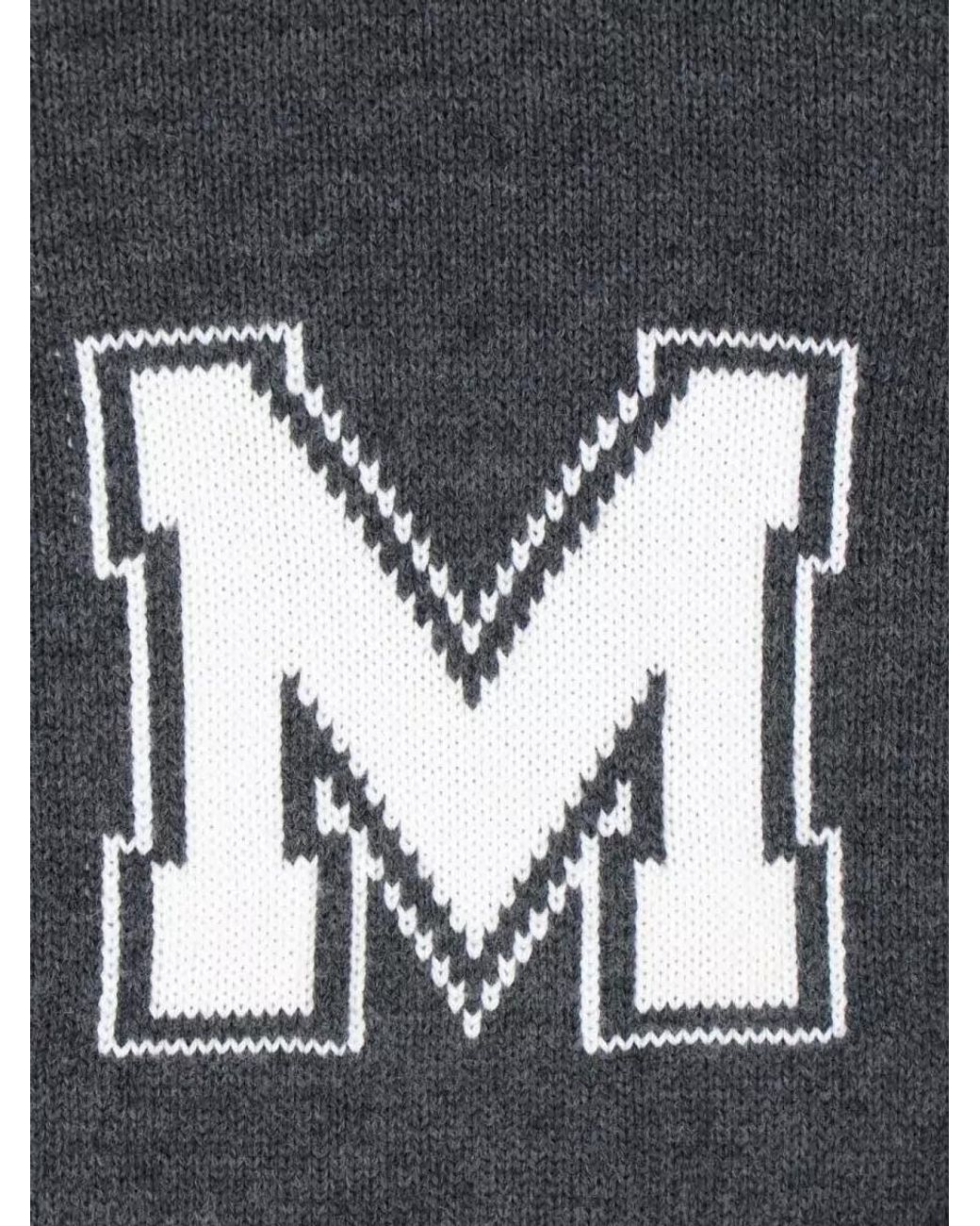 MM6 by Maison Margiela Gray Crewneck Jumper for men