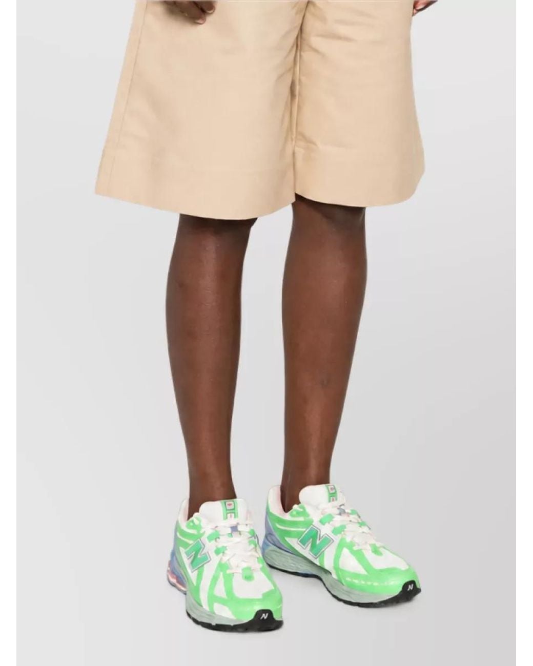 Ganni Natural Organic Cotton Bermuda Shorts