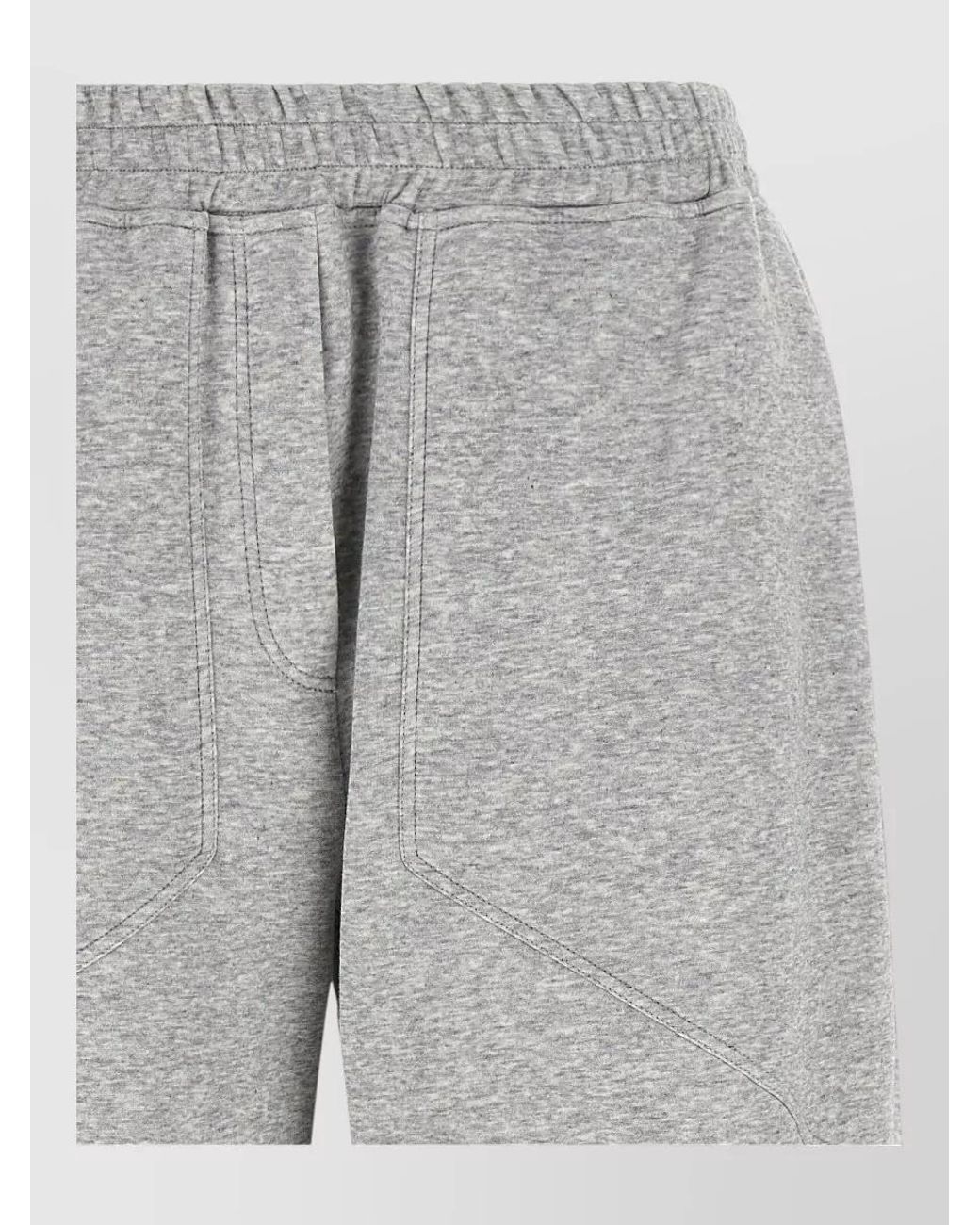 Brunello Cucinelli Gray Cashmere Cotton Wide-Leg Joggers