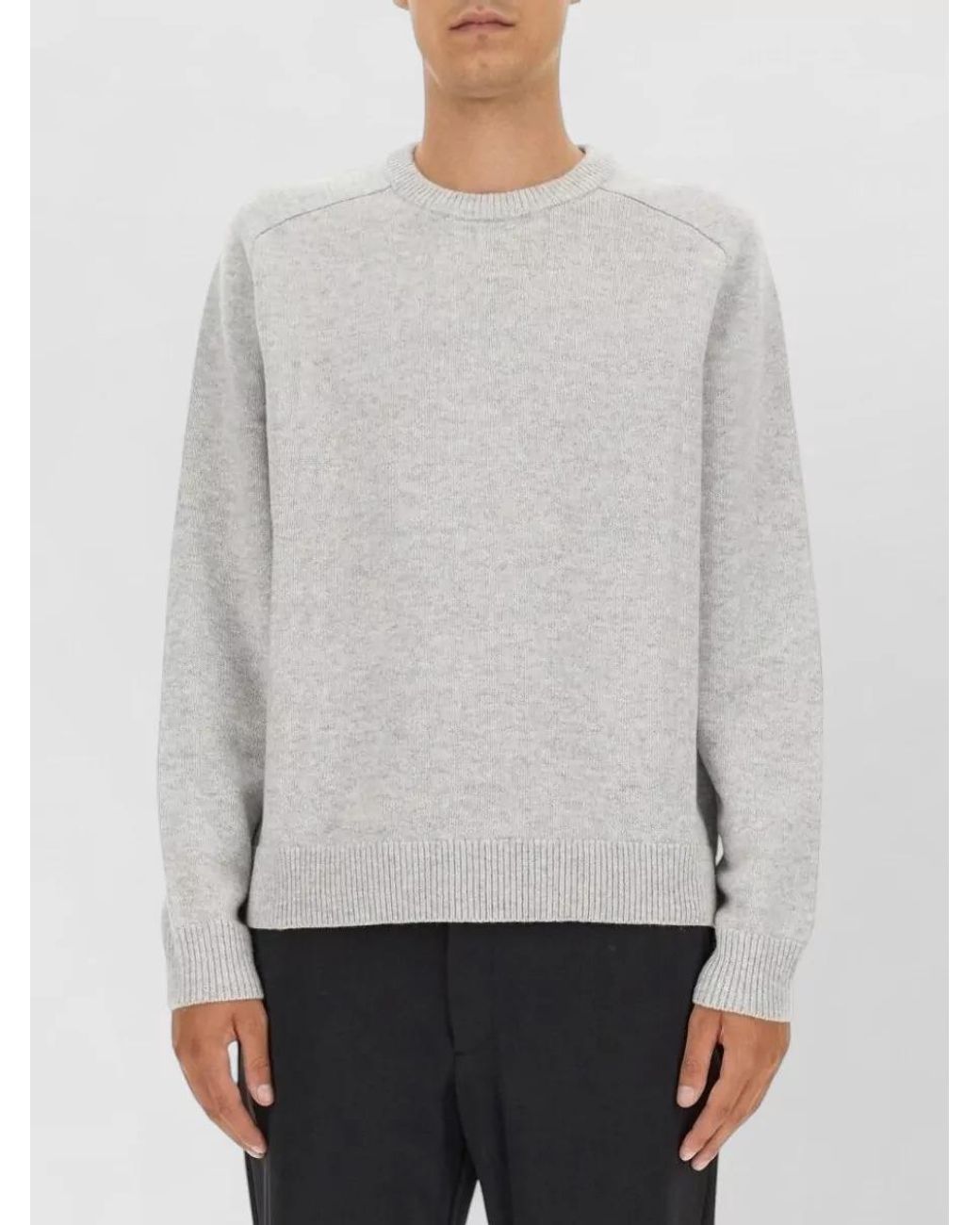 Theory White Cashmere Wool T-Shirt for men