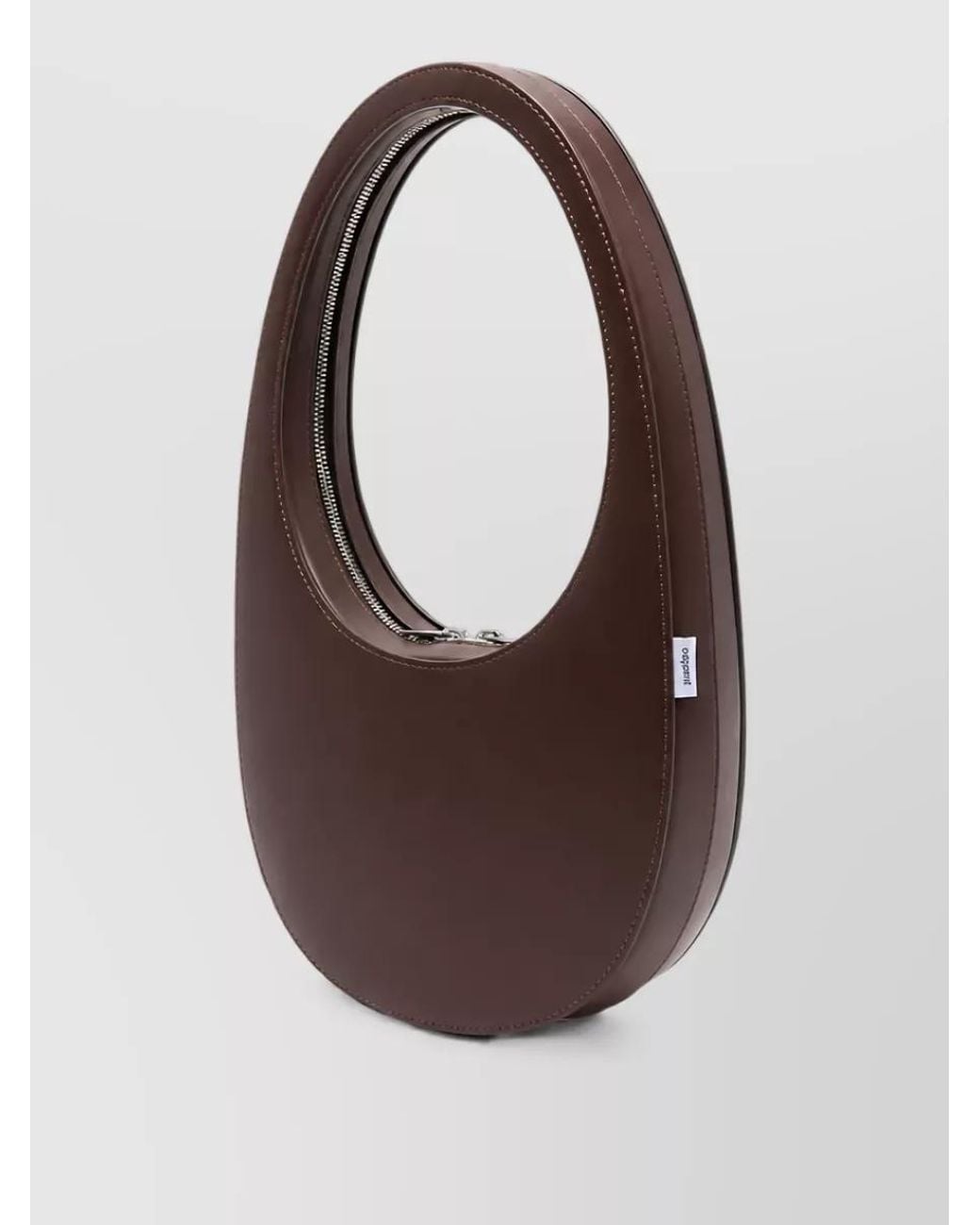 Coperni Brown Swipe Leather Tote Bag