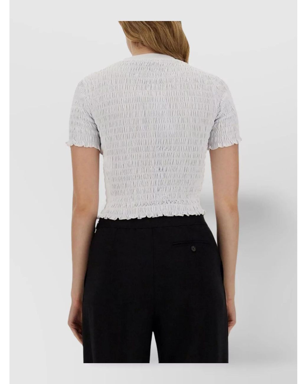 MSGM White Logo T-Shirt