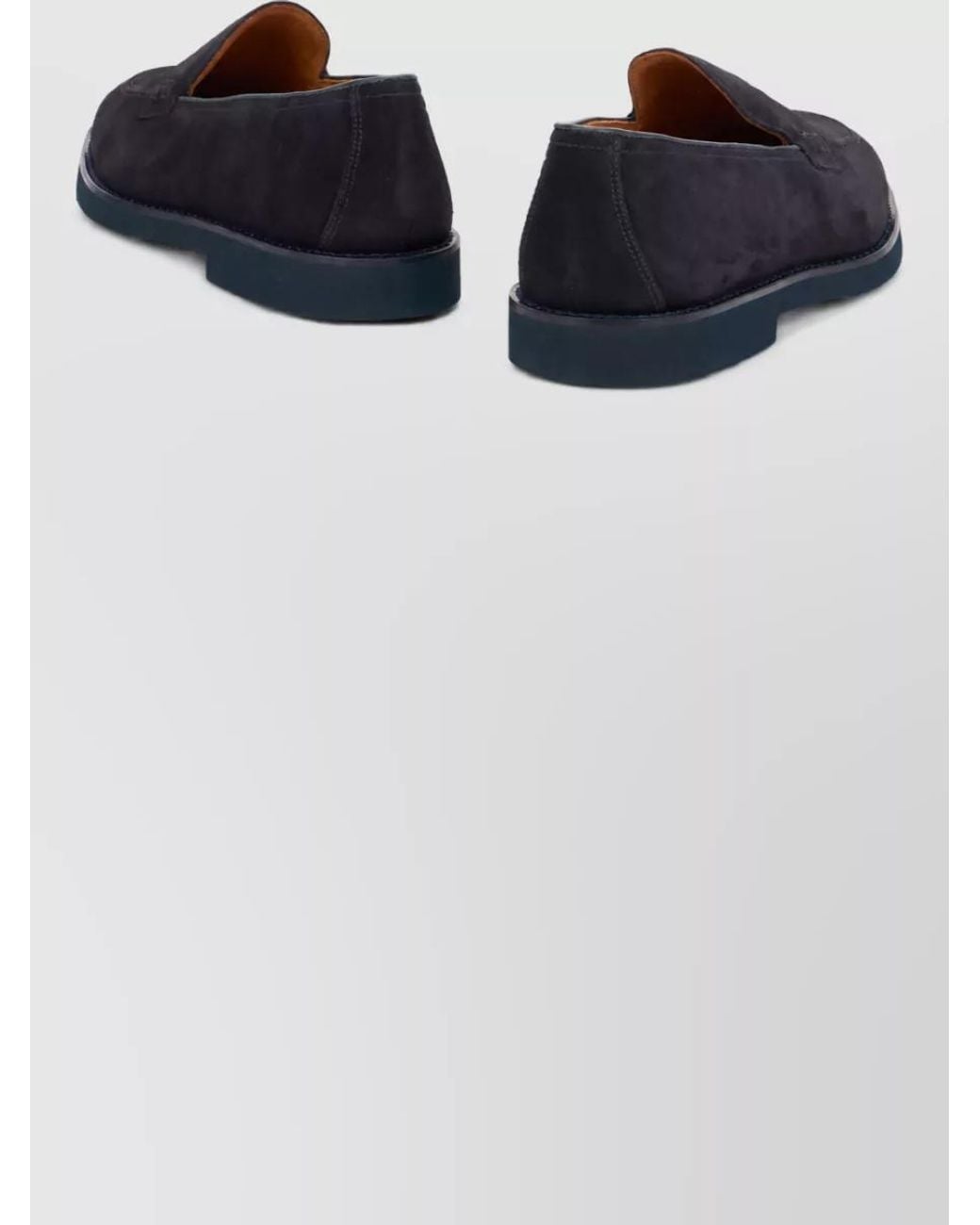 Doucal's Black Suede Monk Shoes for men