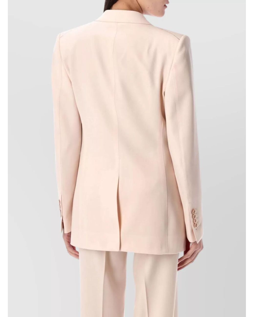 Tom Ford Natural Single-Breasted Virgin Wool Blazer