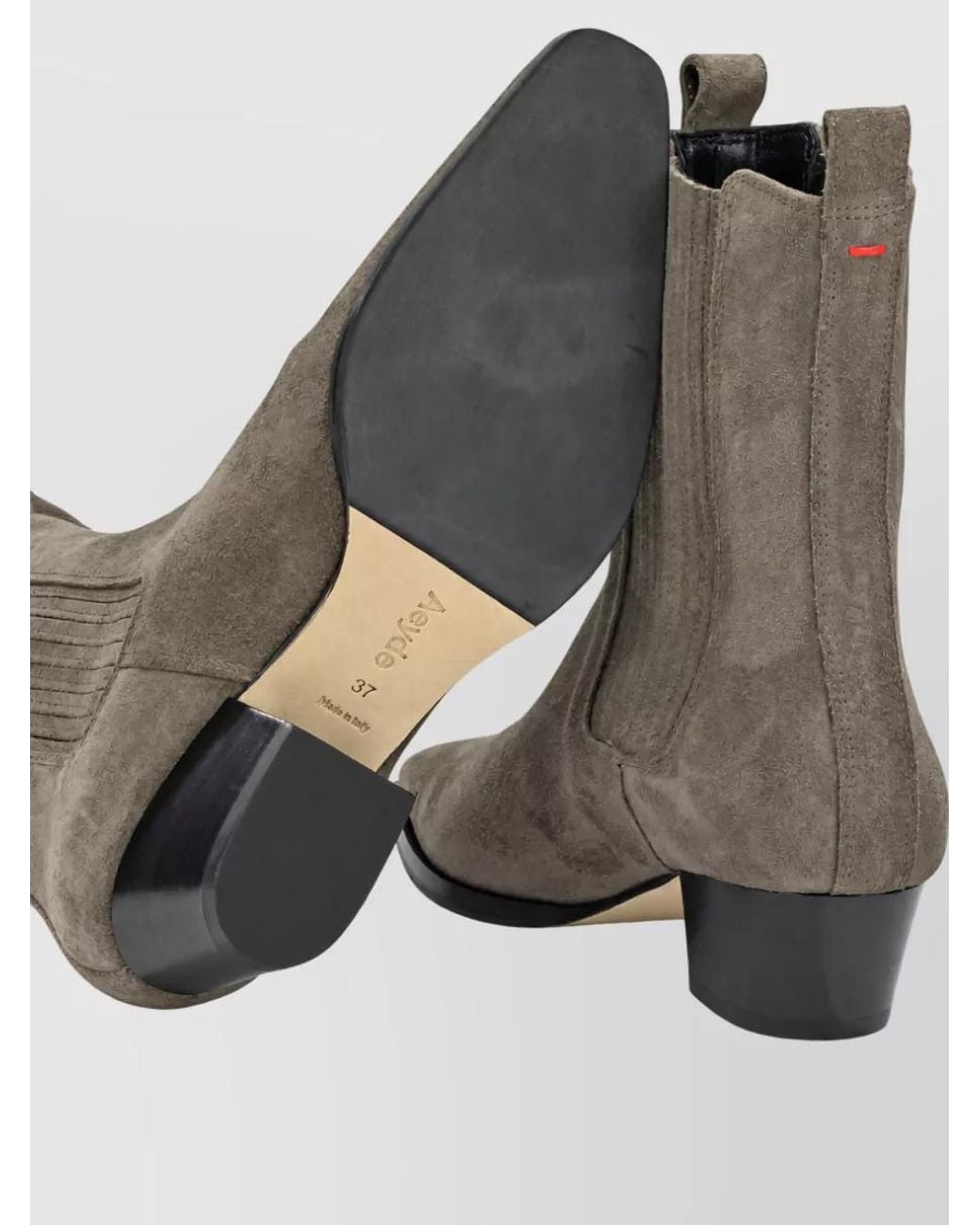 Aeyde Multicolor Suede Leather Ankle Boots