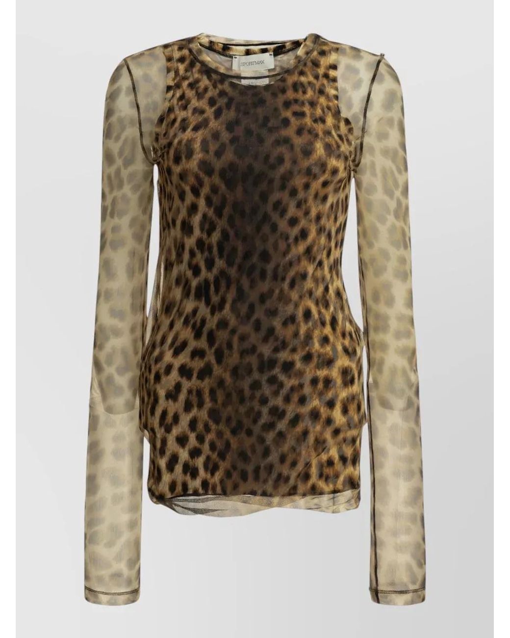 Sportmax Multicolor Printed Fitted Top