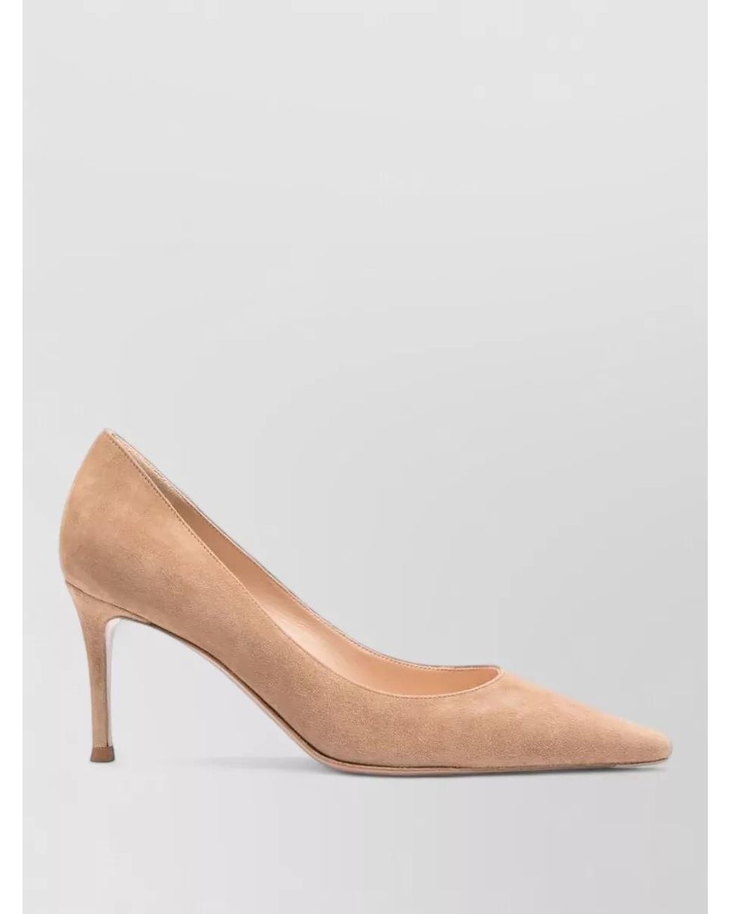 Roberto Festa Pink Suede Leather Pointed-Toe Pumps