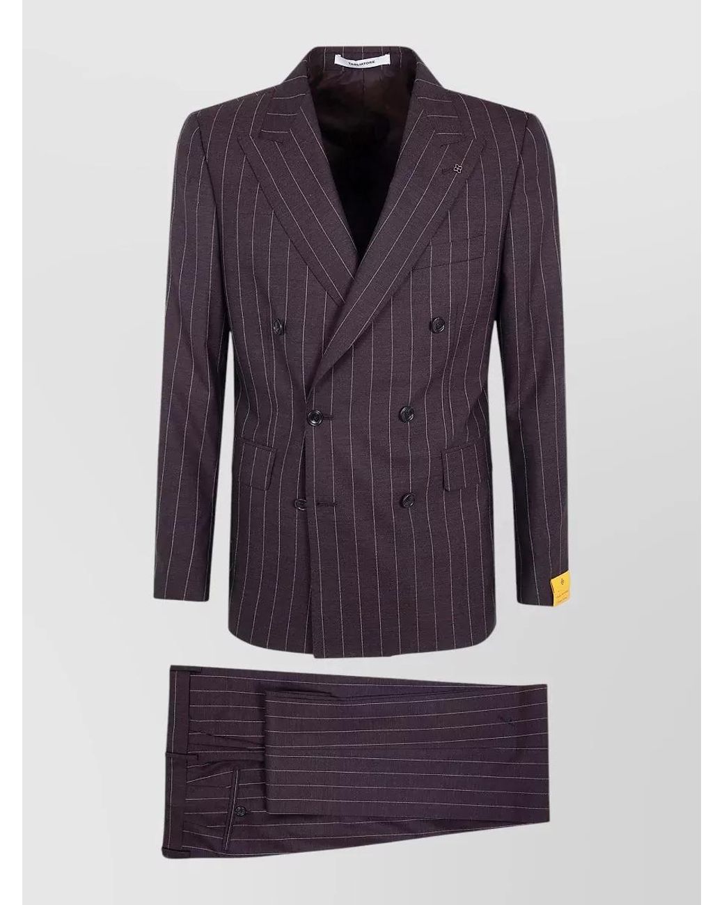 Tagliatore Blue Virgin Wool Suit Jacket for men