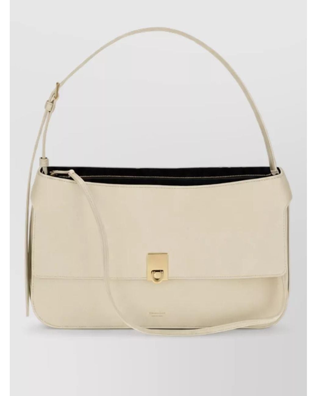 Ferragamo Natural Gancini Small Leather Cross-Body Bag