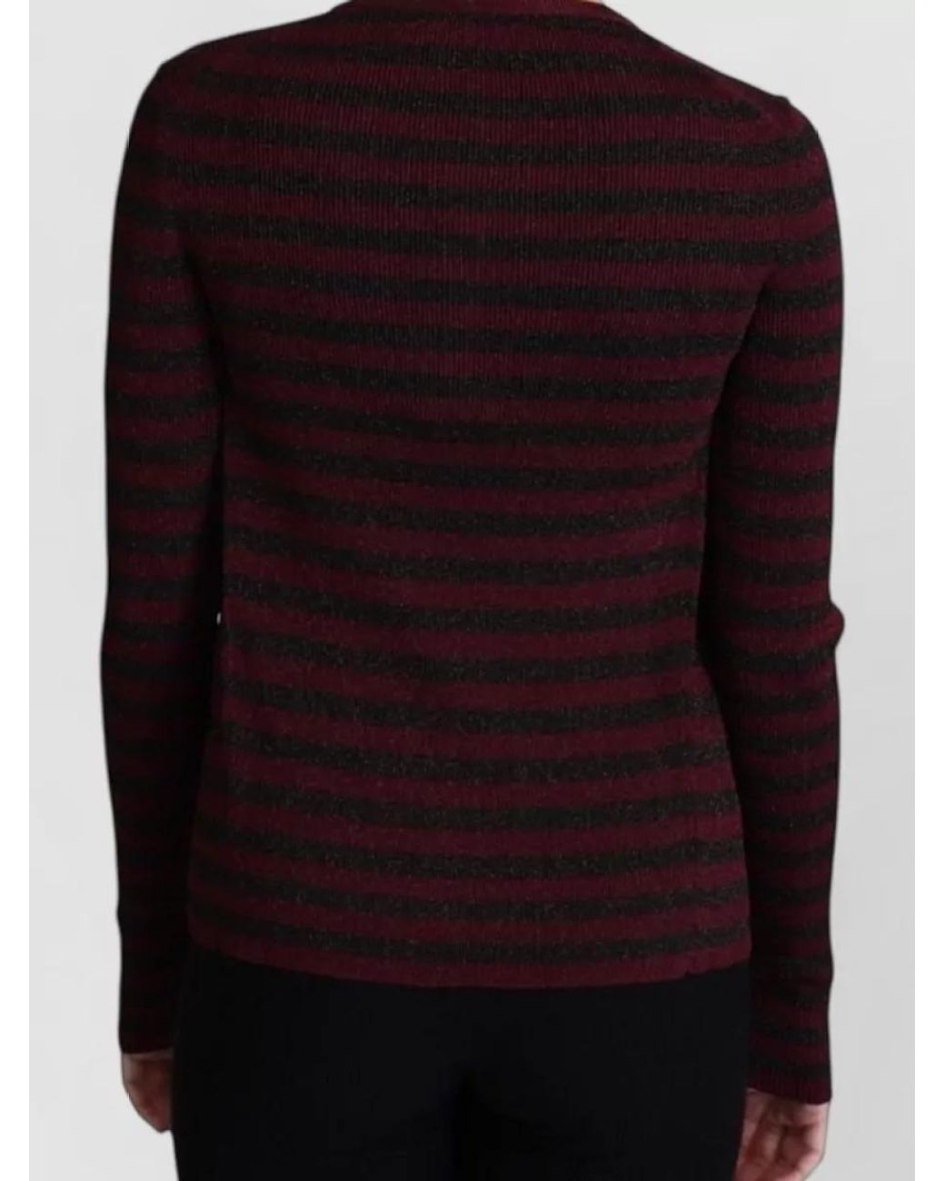 Dolce & Gabbana Purple Striped Cardigan