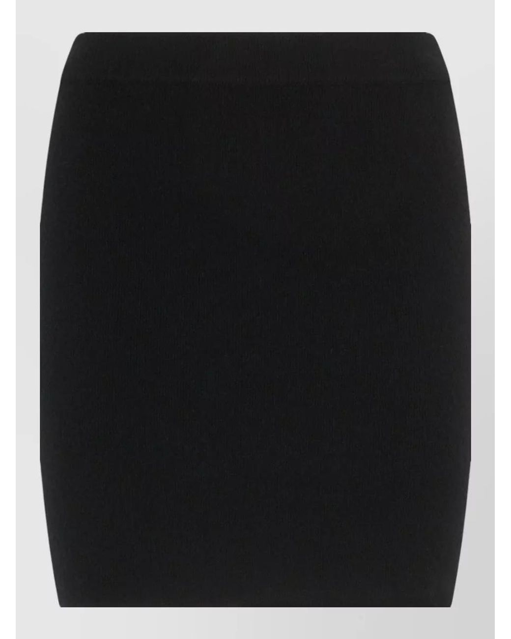 Alexander Wang Black Wool Mini Skirt
