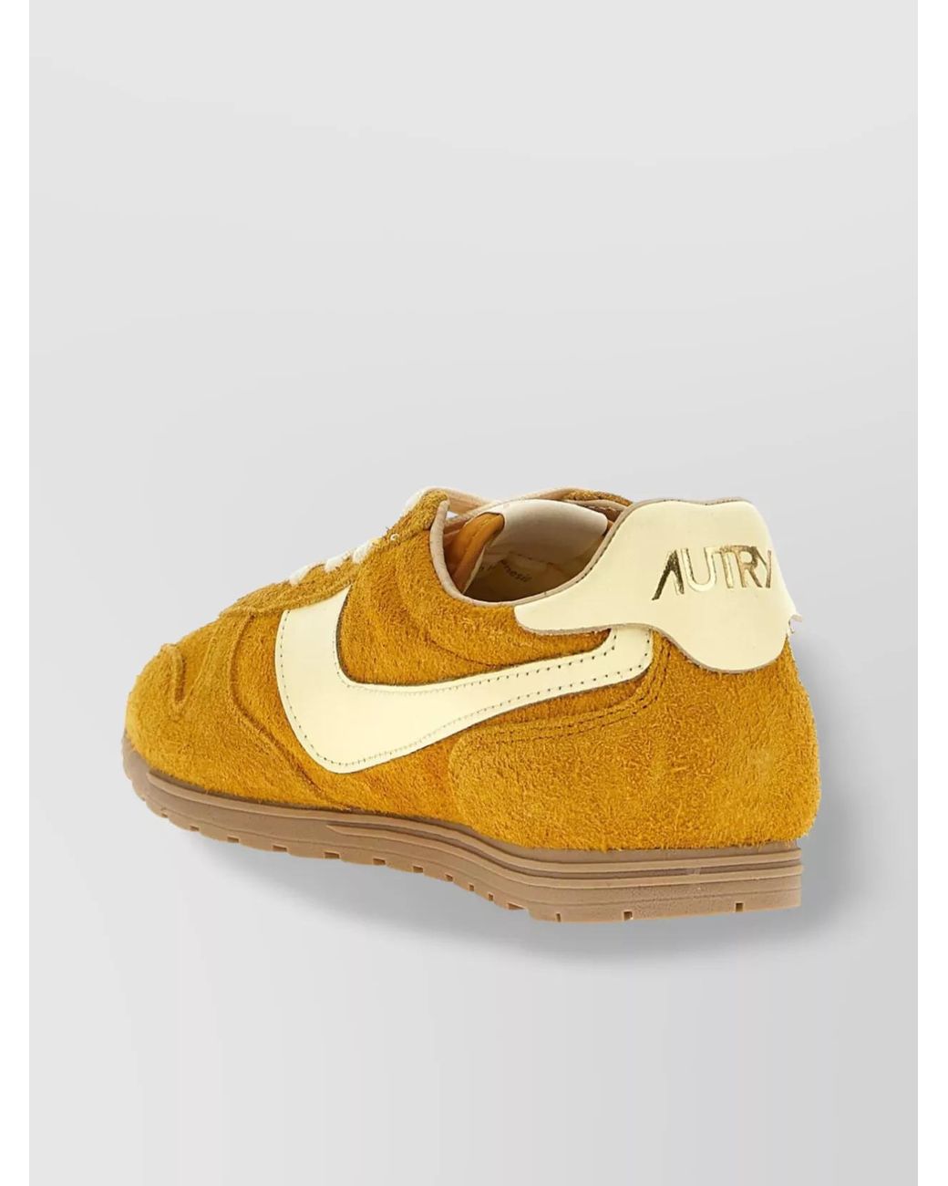 Autry Metallic Suede Low-Top Sneakers for men