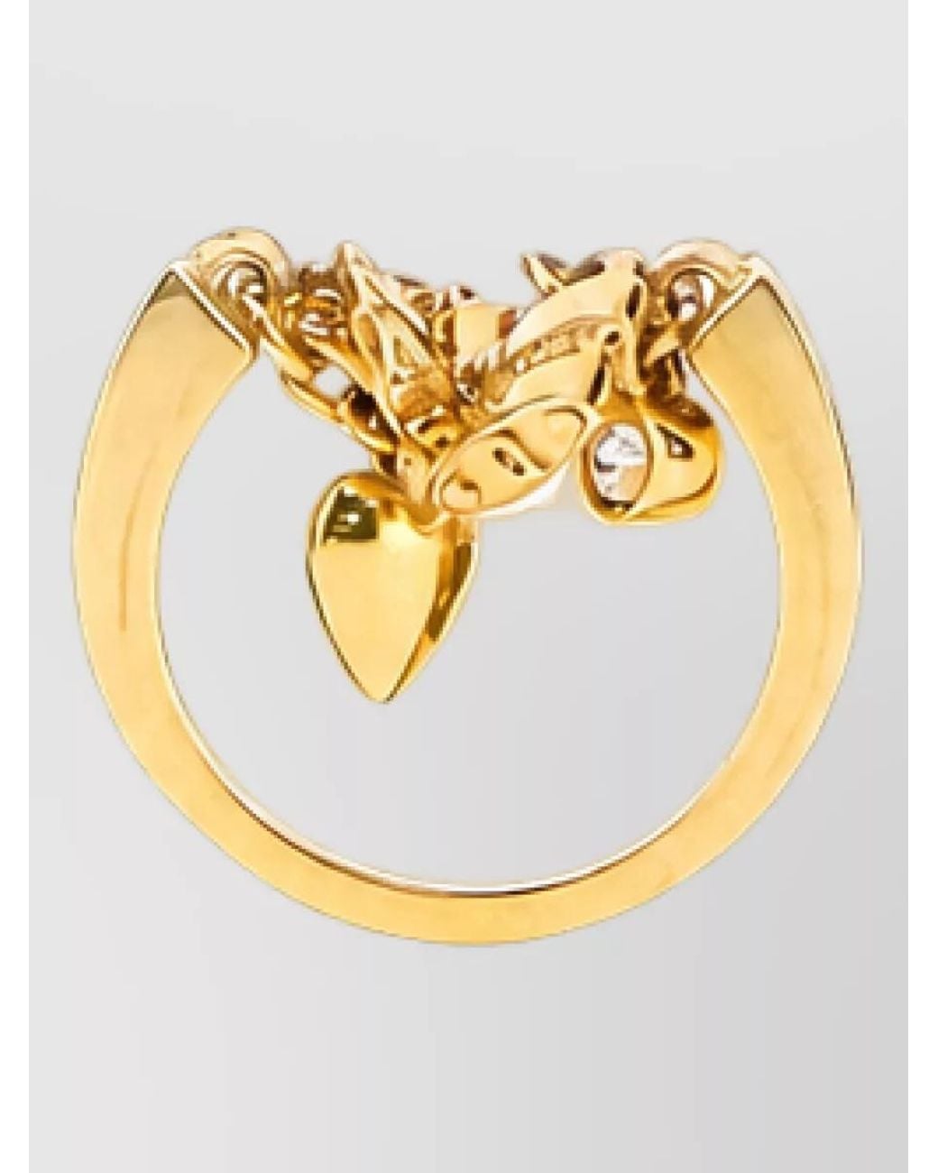 Chloé Metallic Brass Ring