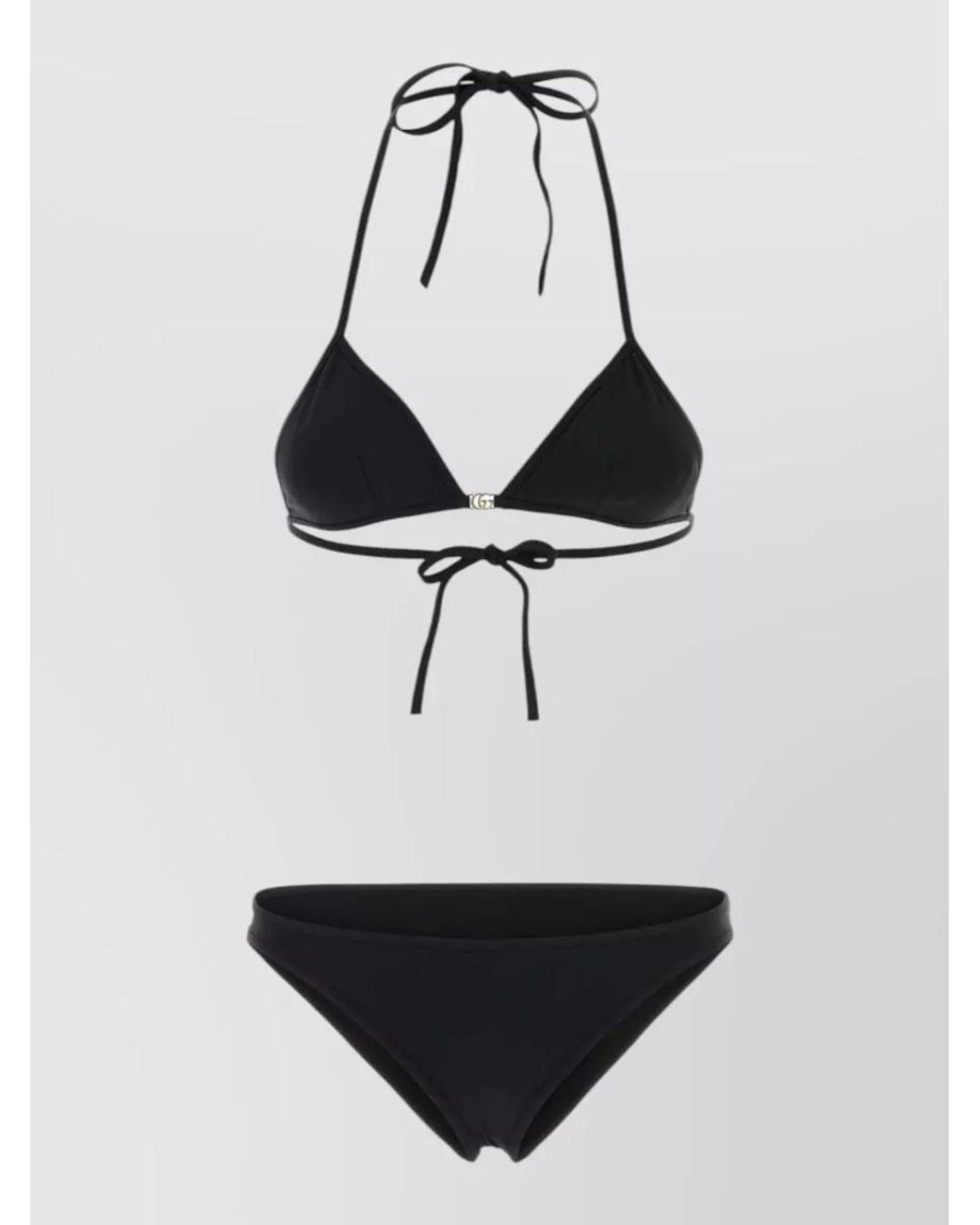 Gucci White Stretch Bikini
