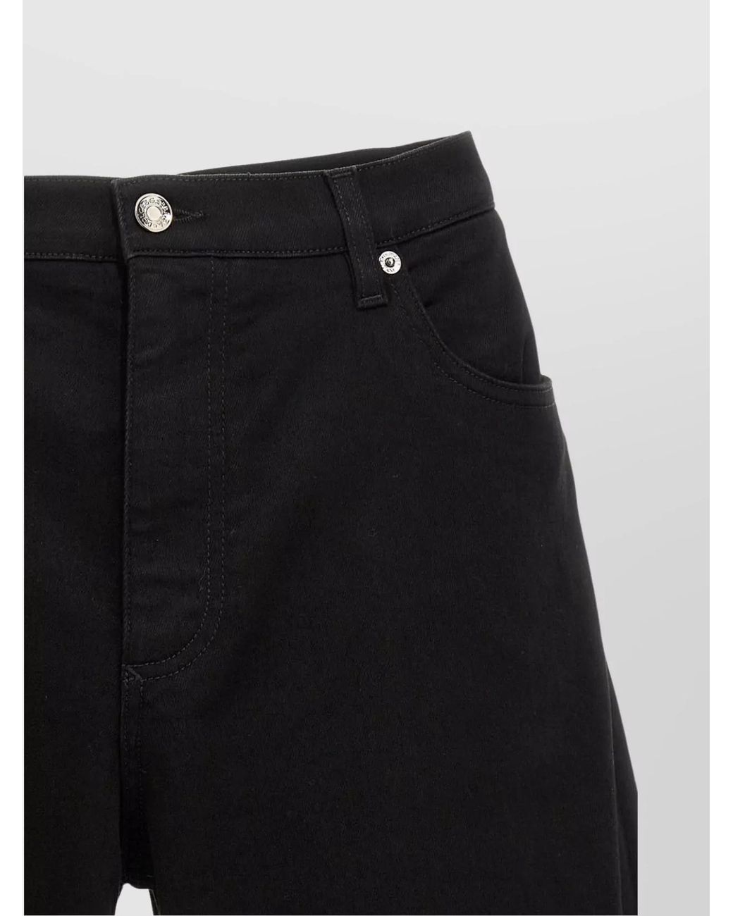 Dolce & Gabbana Black Denim Bermuda Shorts for men
