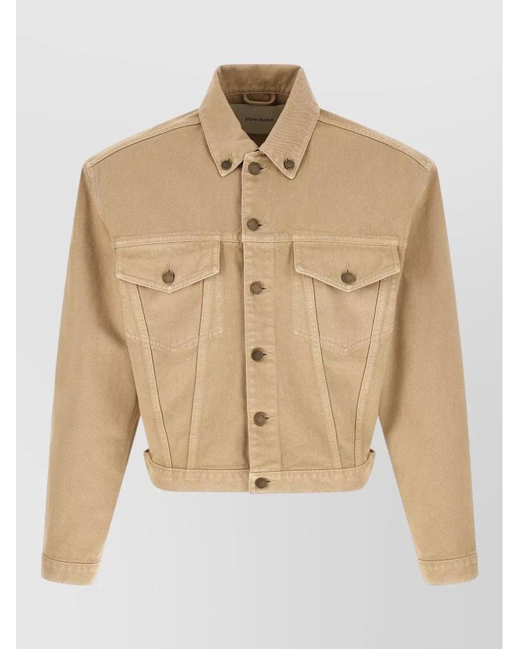 Entire studios Natural Denim Single-Breasted Jacket for men