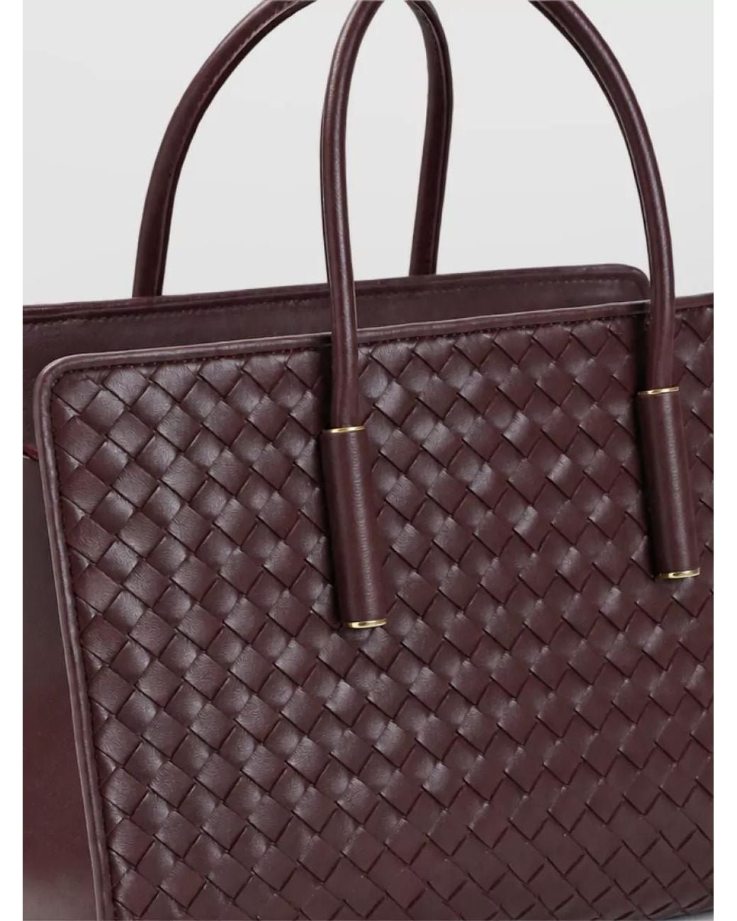 Bottega Veneta Purple Small Leather Tote Bag