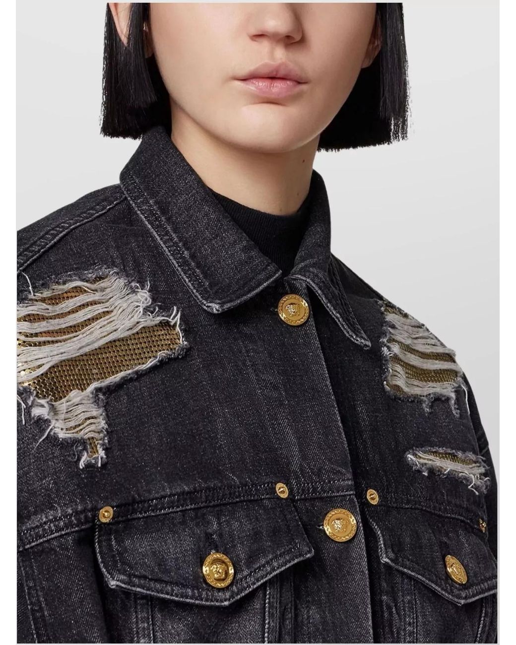 Versace Blue Denim Jacket