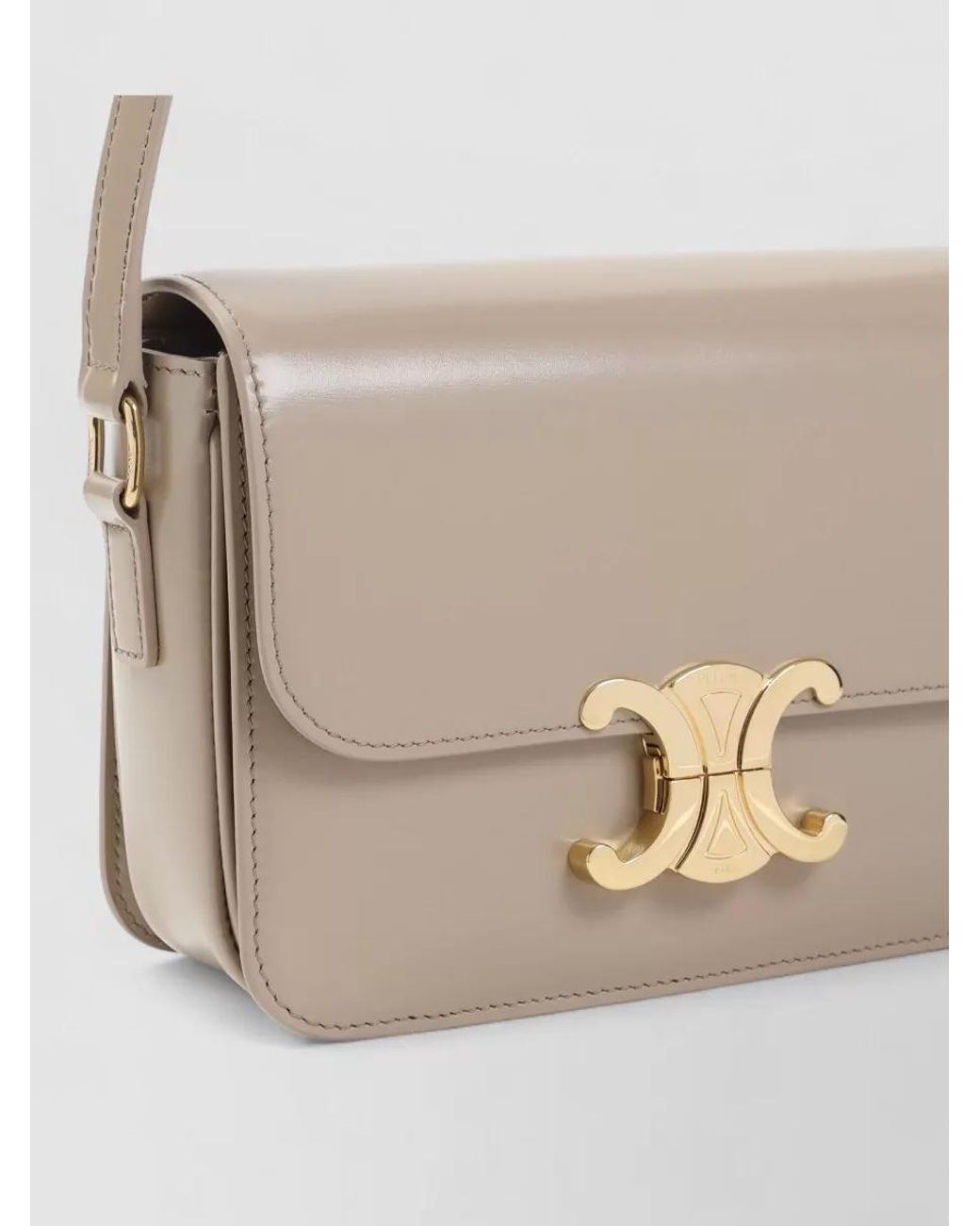 Céline Natural Mini Triomphe Handbag