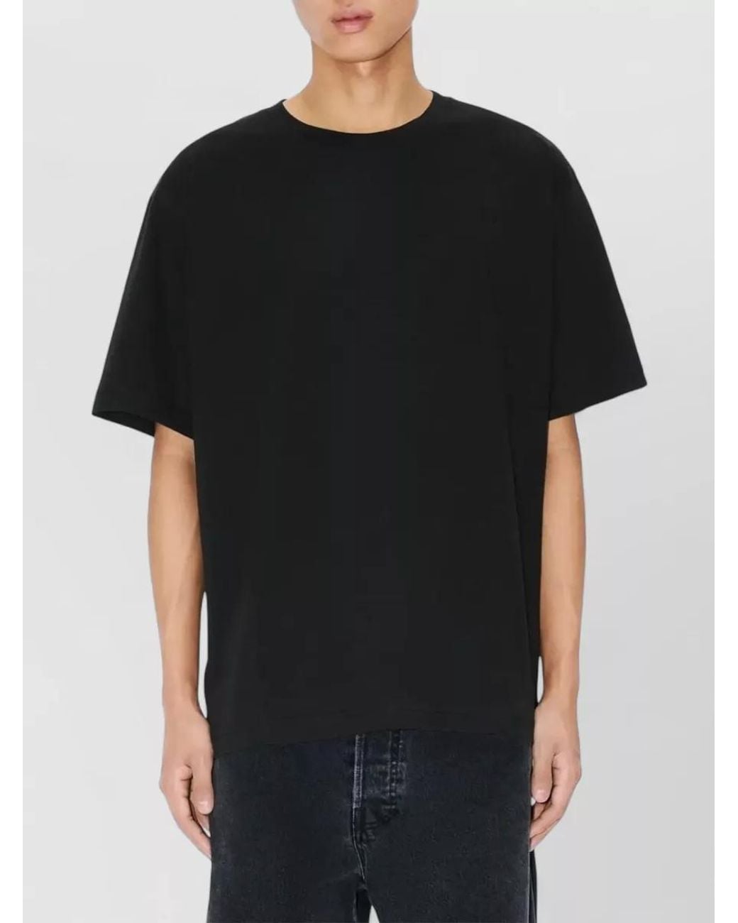 KENZO Black Oversized Cotton Short-Sleeve T-Shirt for men