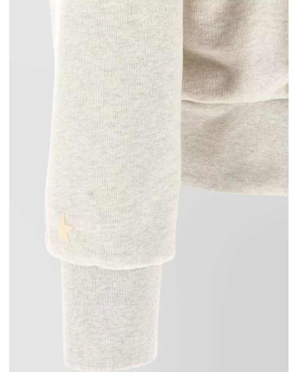 Golden Goose Deluxe Brand White Cotton Destroyed-Wash Hoodie for men