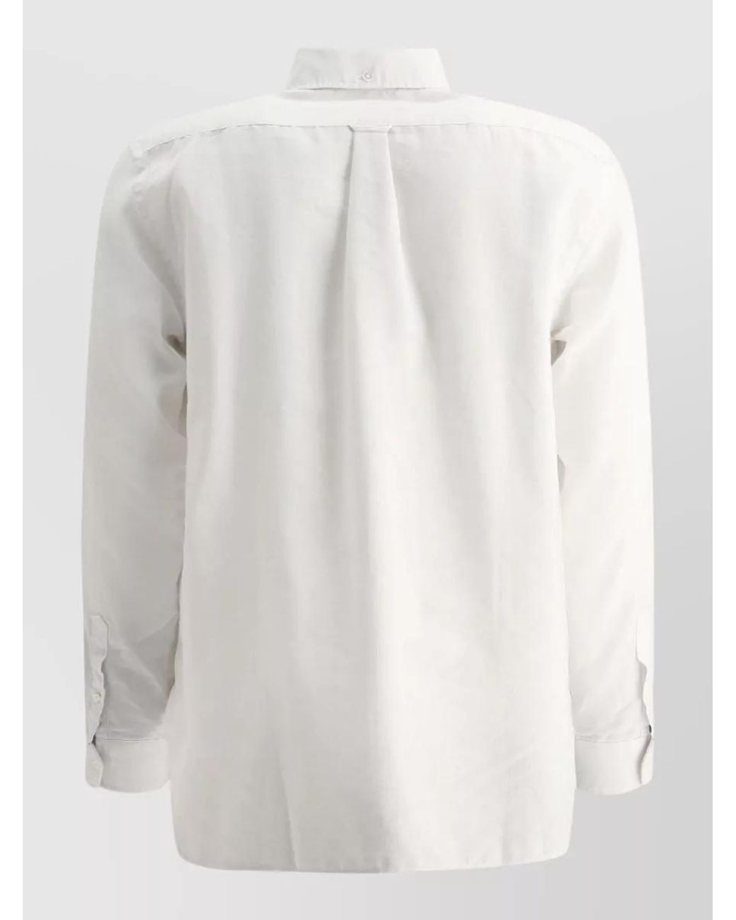 Beams Plus White Linen Shirt for men