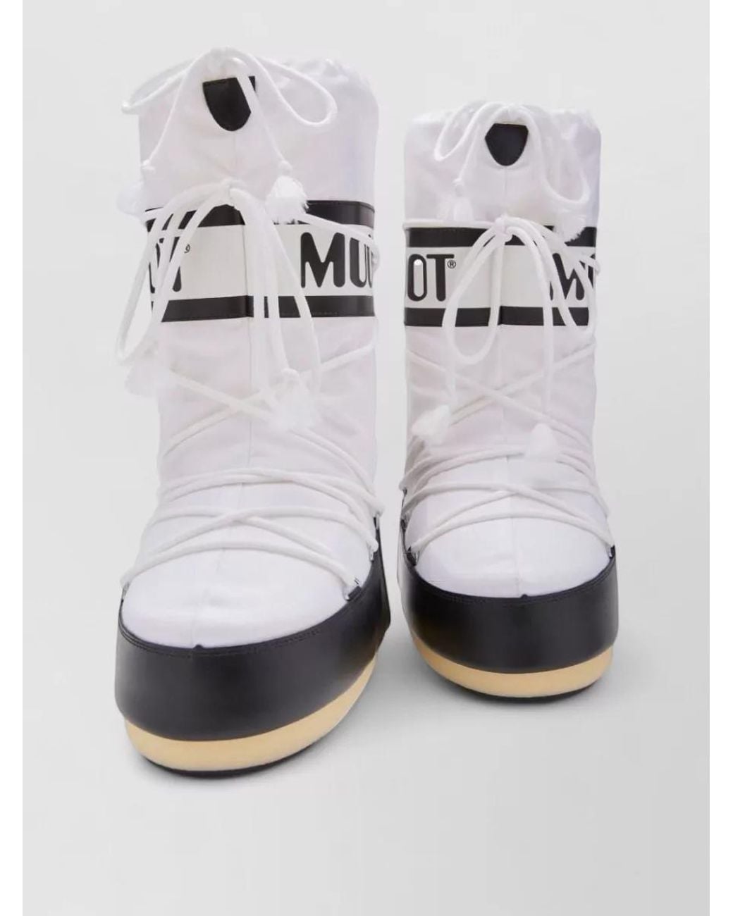 Moon Boot Gray Two Tone Icon Snow Boots for men