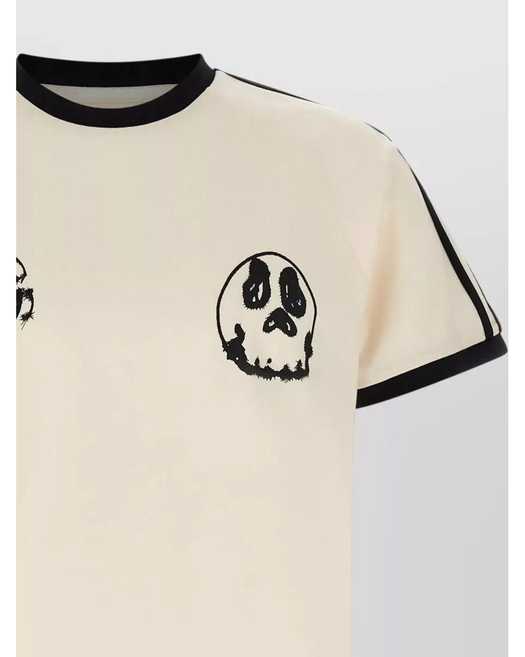 Y-3 Natural Graphic Cotton T-Shirt for men