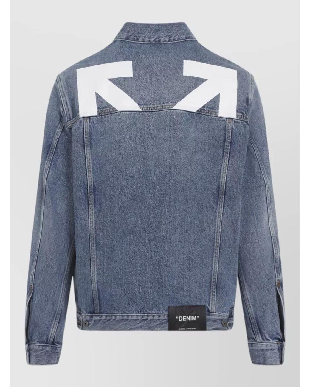 Off-White c/o Virgil Abloh Blue Denim Shirt Jacket for men