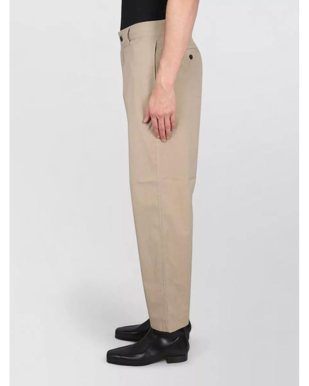 Department 5 Natural Cotton Straight-Leg Trousers for men