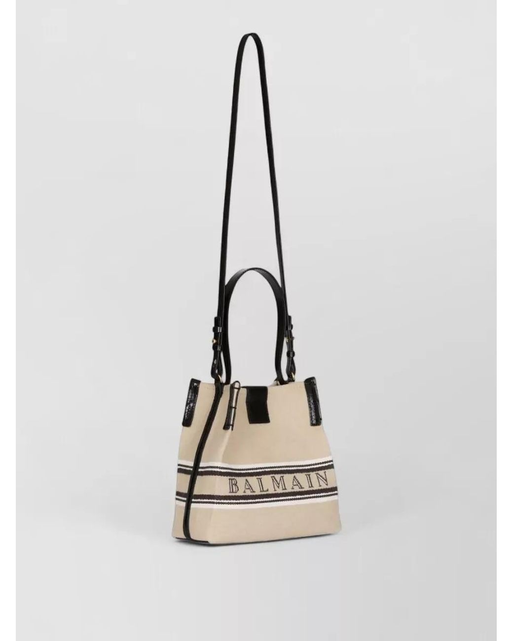 Balmain Natural Release Cotton Shoulder Bag